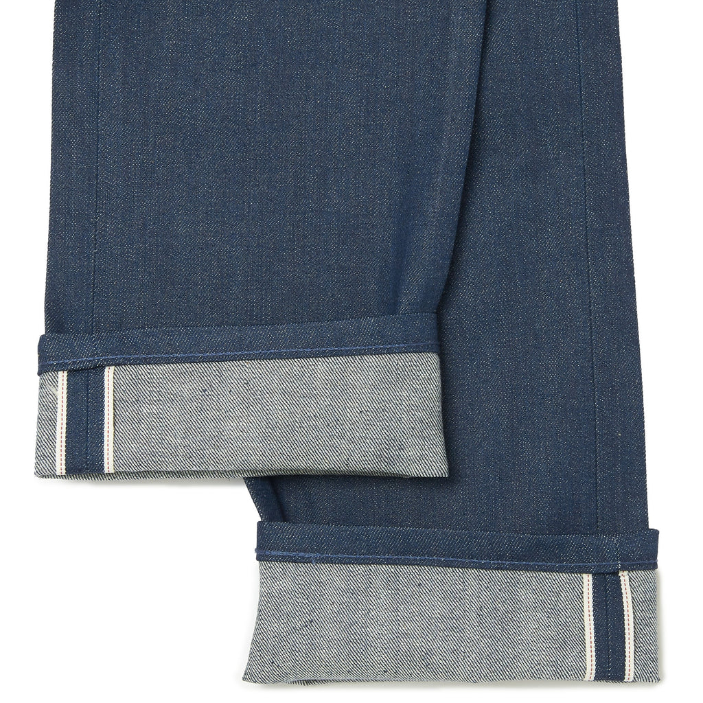 Naked and Famous Denim Workman Blue Weird Guy Selvedge Denim Jeans