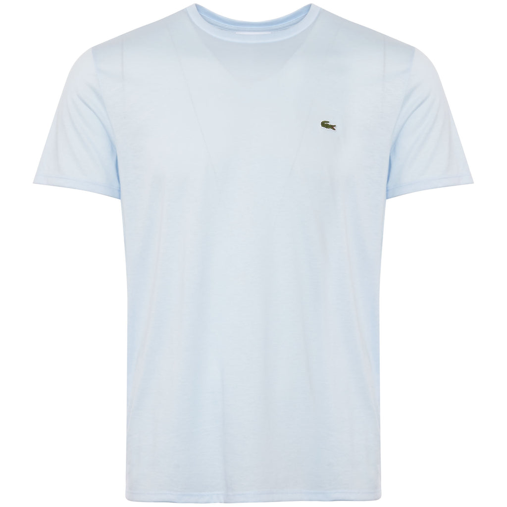 Baby Blue Crew Neck Pima Cotton T-Shirt