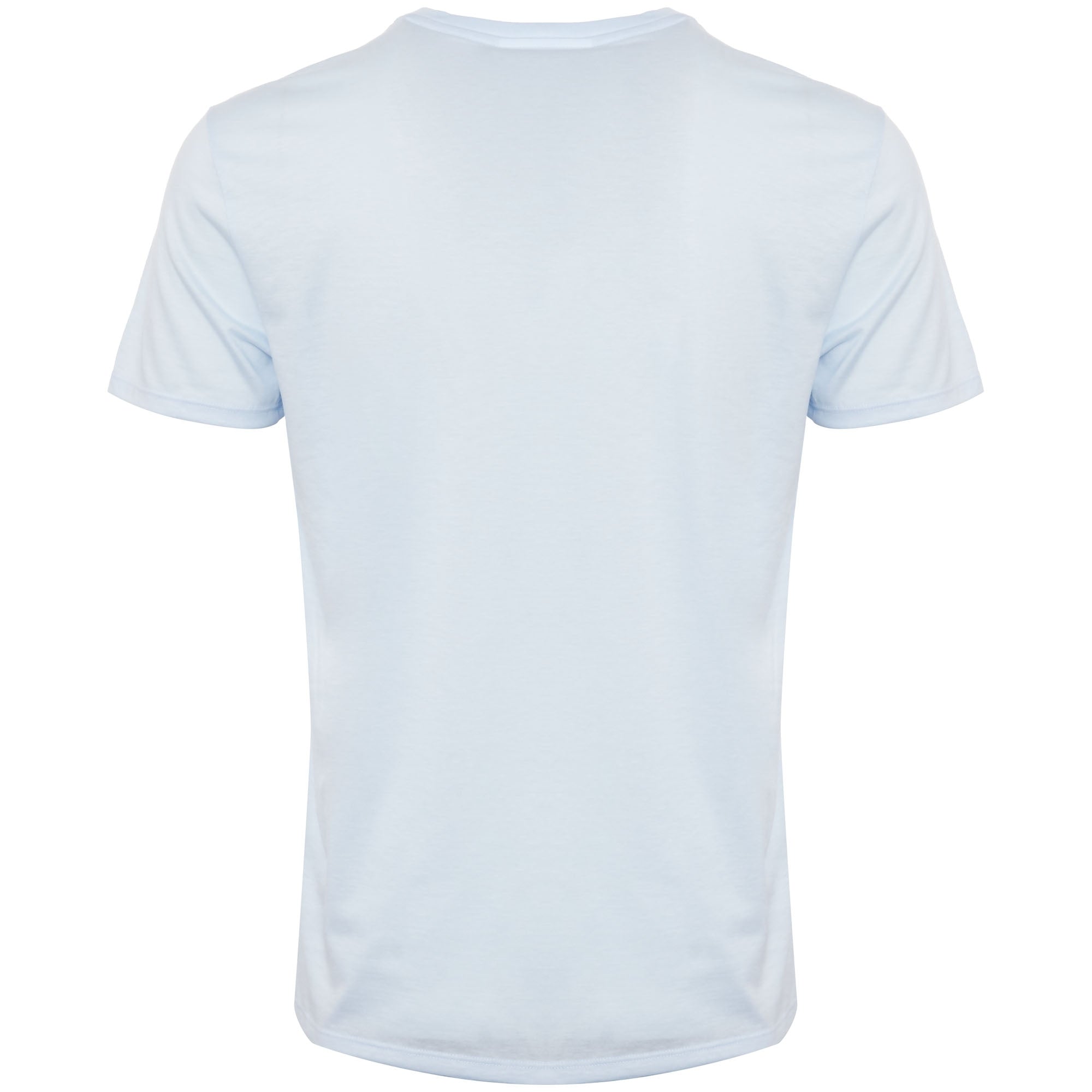 Baby Blue Crew Neck Pima Cotton T-Shirt