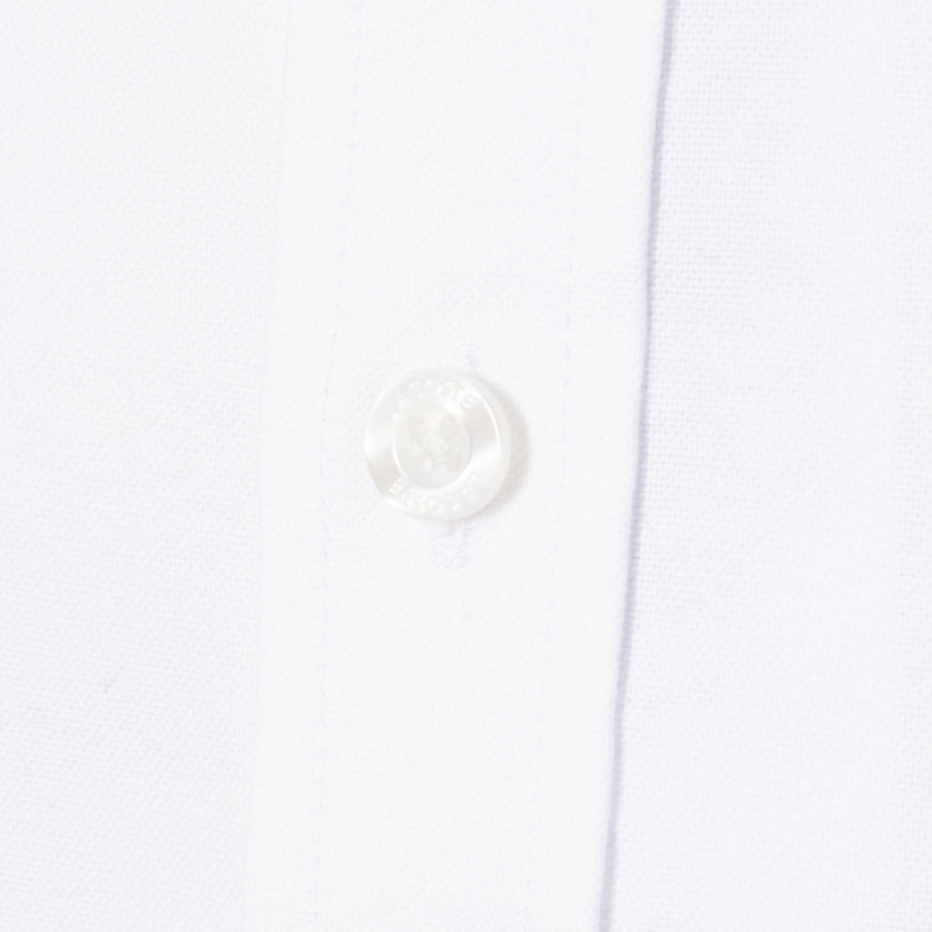 Lacoste White Short Sleeve Oxford Shirt