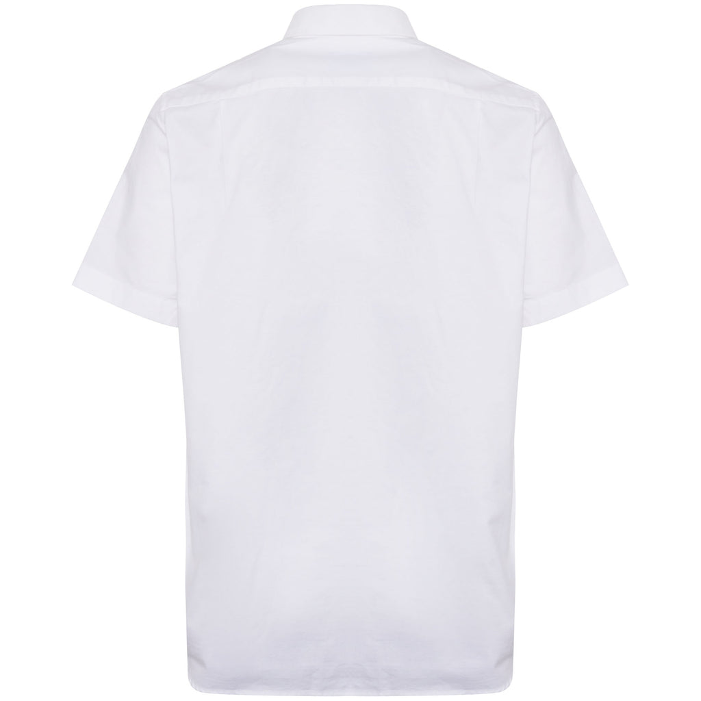 Lacoste White Short Sleeve Oxford Shirt
