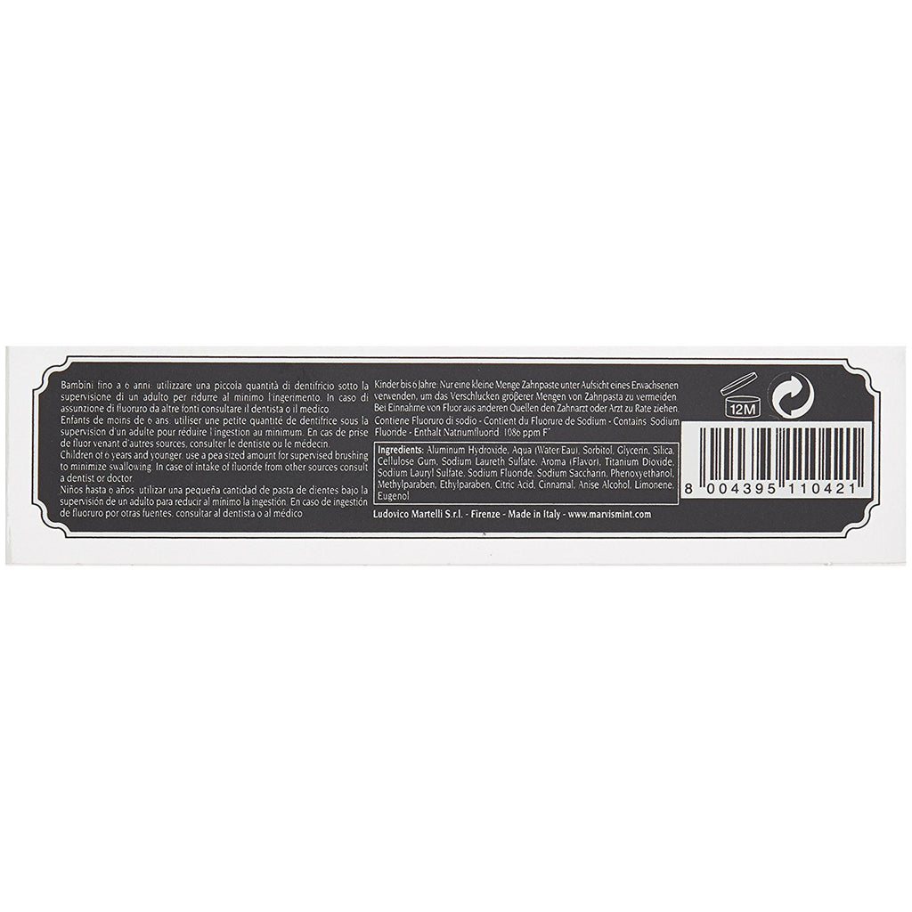 Marvis Toothpaste Amarelli Liquorice Toothpaste