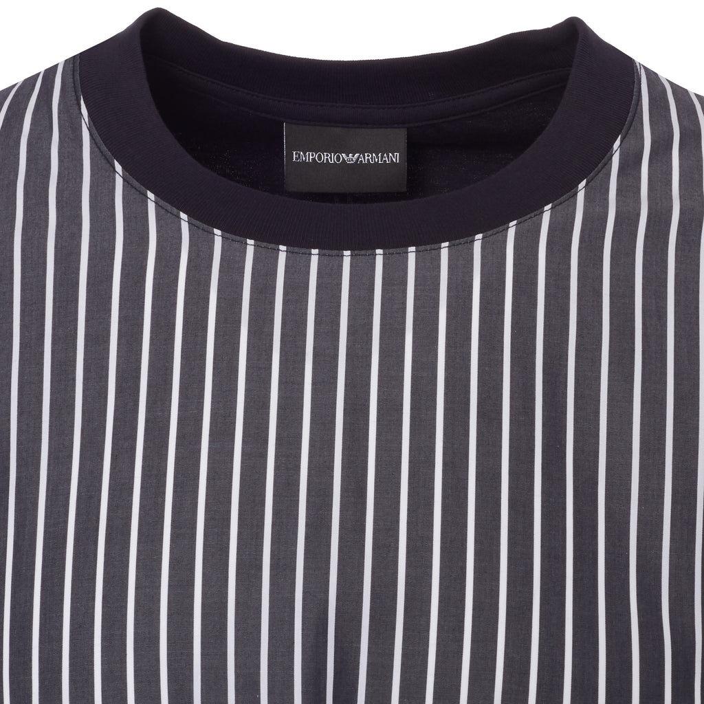 Emporio Armani Blue Striped T-Shirt