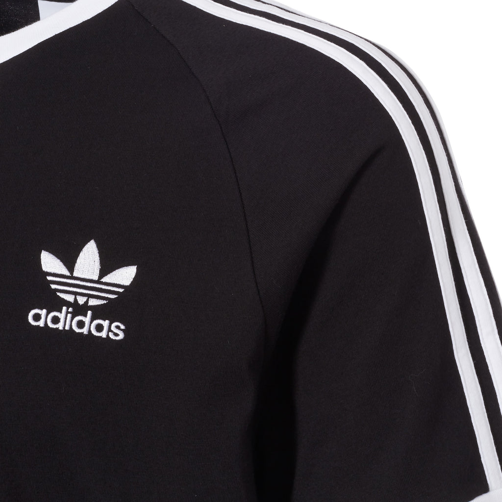 Adidas Originals Black 3-Stripes Tee