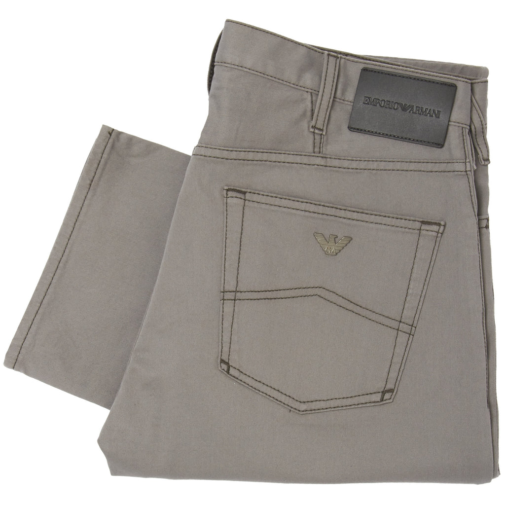 Emporio Armani Grey J21 Chino Jeans