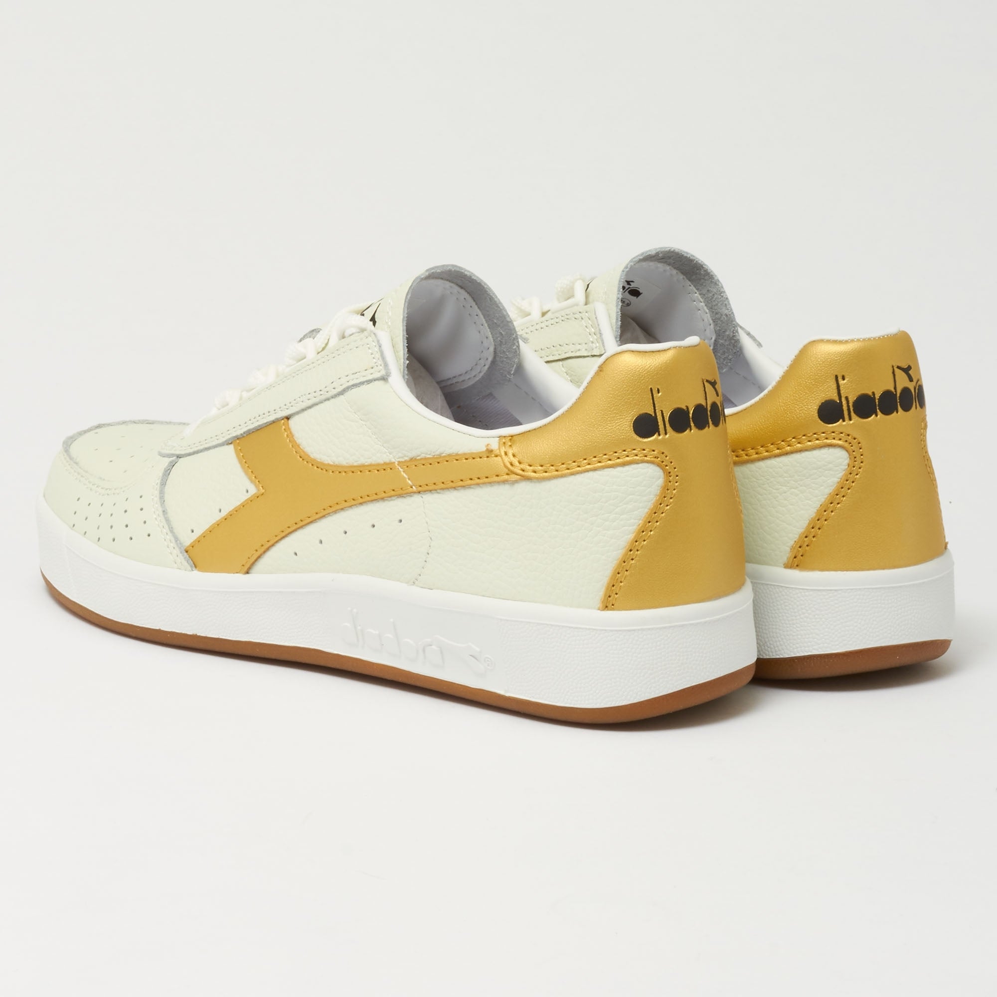 Diadora B.Elite L - White & Gold