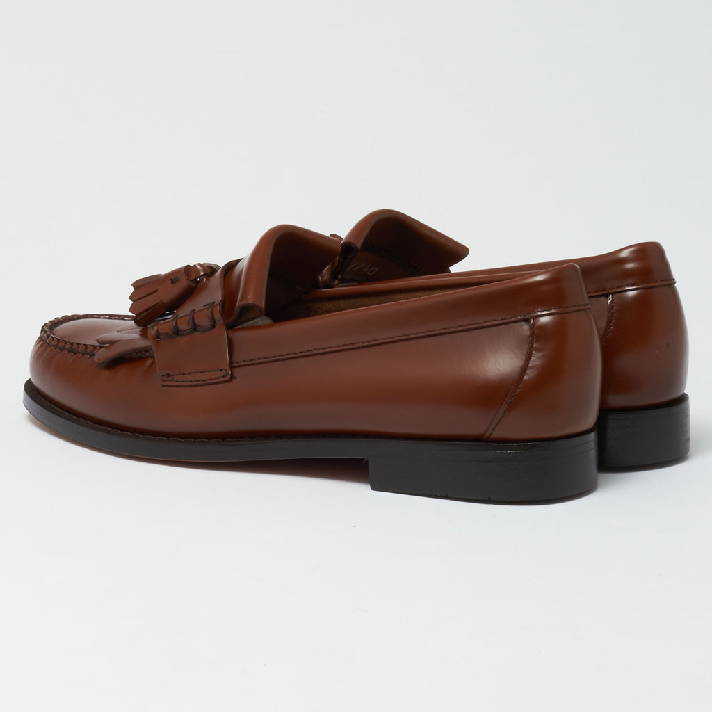 G.H. Bass Weejun Layton II Moc Kiltie Tassel Loafers - Mid Brown