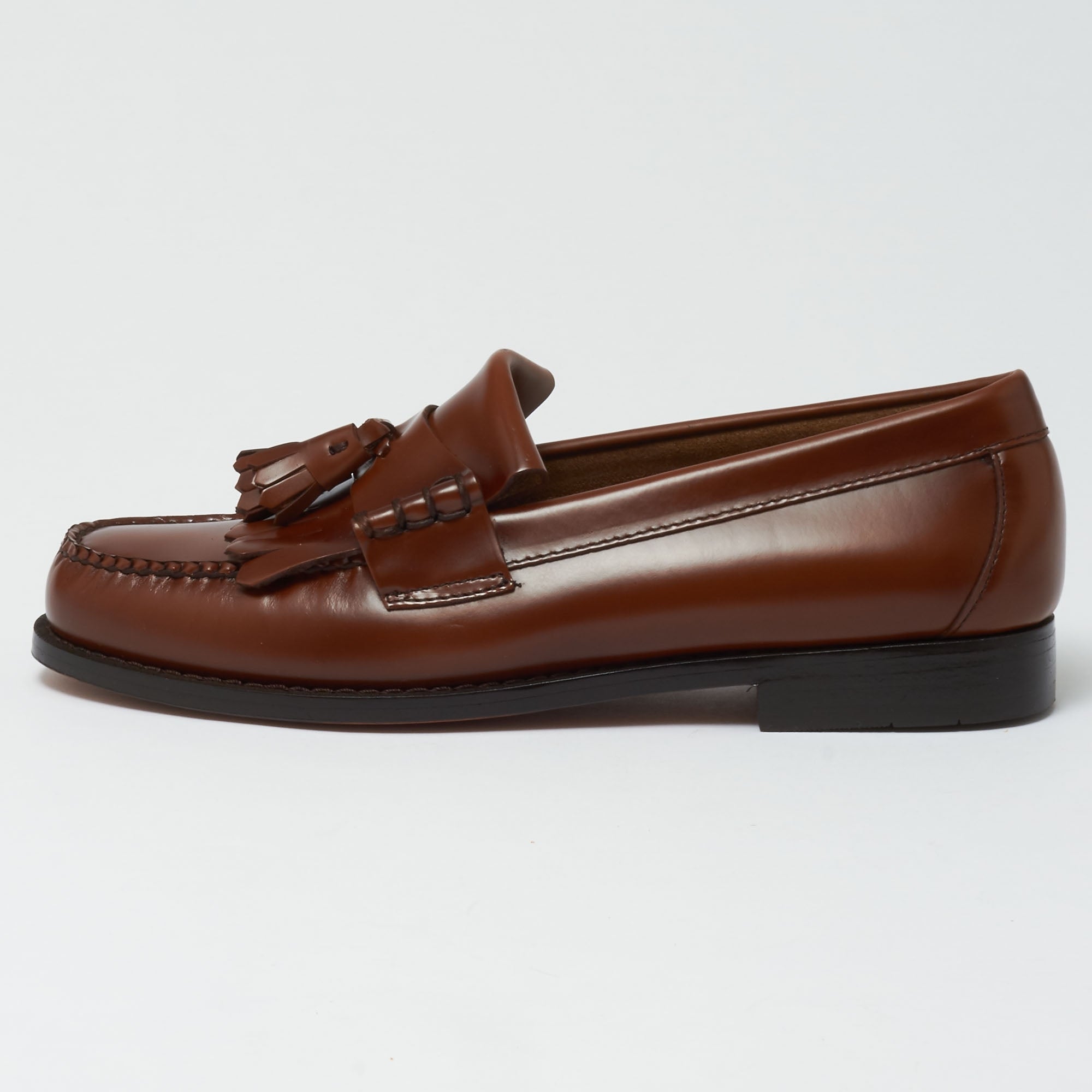 G.H. Bass Weejun Layton II Moc Kiltie Tassel Loafers - Mid Brown