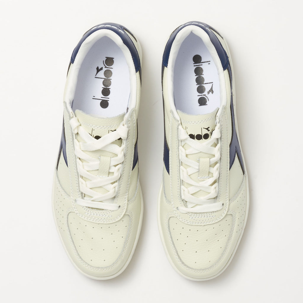 Diadora Borg Elite - White & Saltire Navy