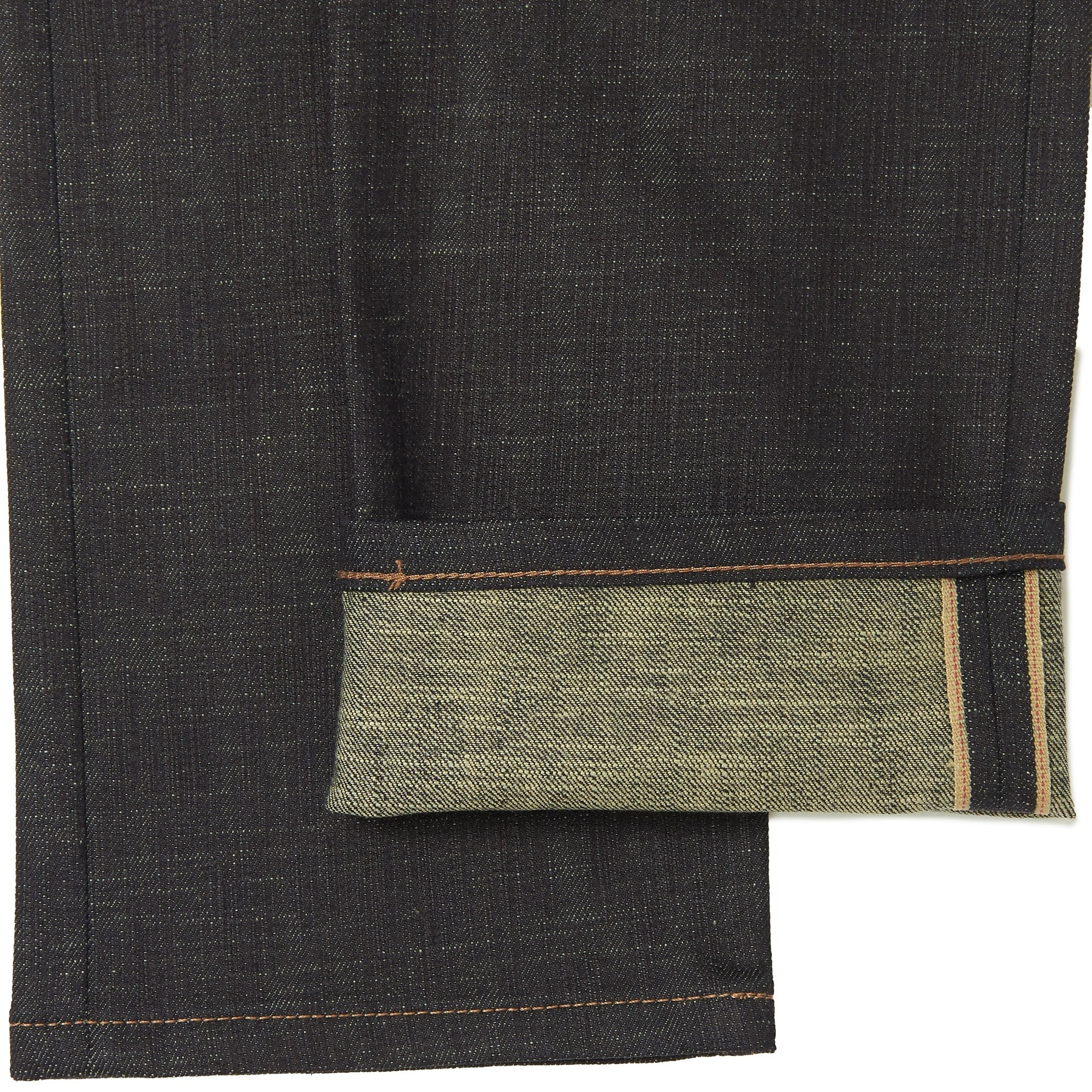 Naked and Famous Denim Indigo Slub Stretch Weird Guy Selvedge Denim Jeans