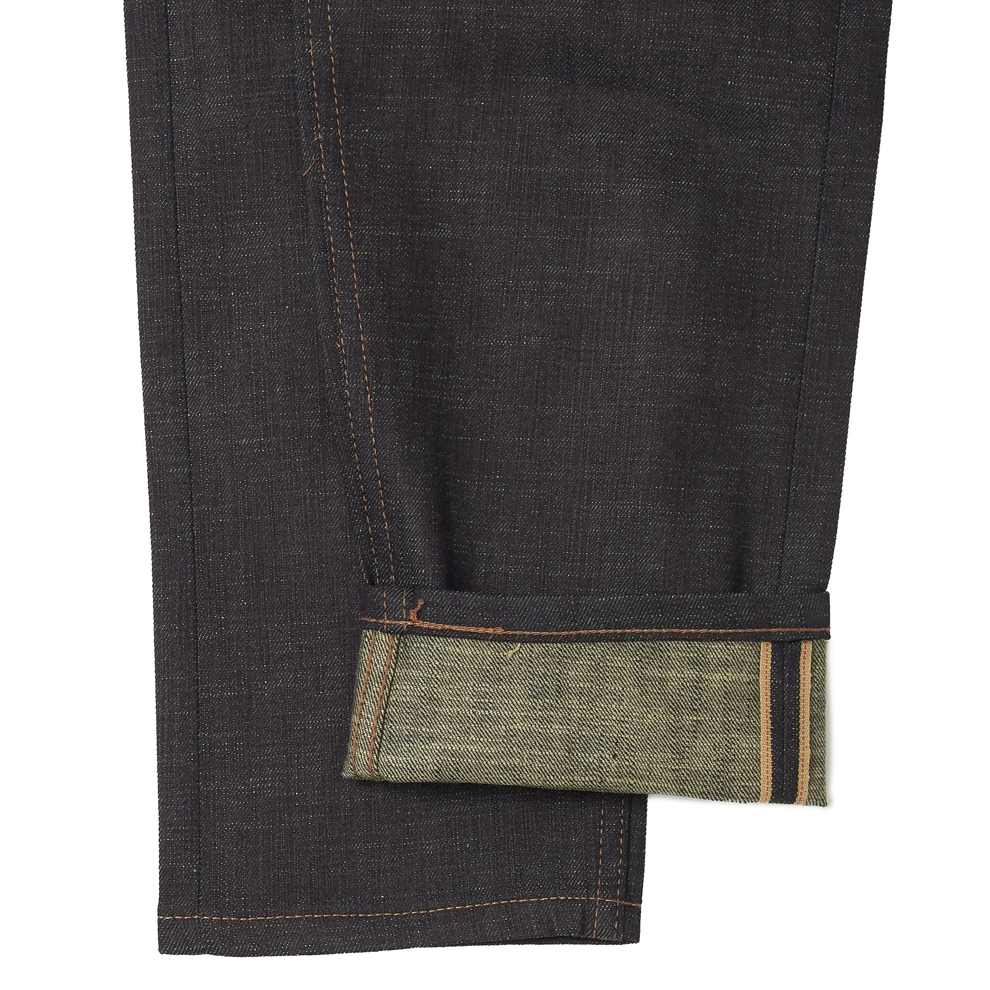 Naked and Famous Denim Indigo Slub Stretch Easy Guy Selvedge Denim Jeans