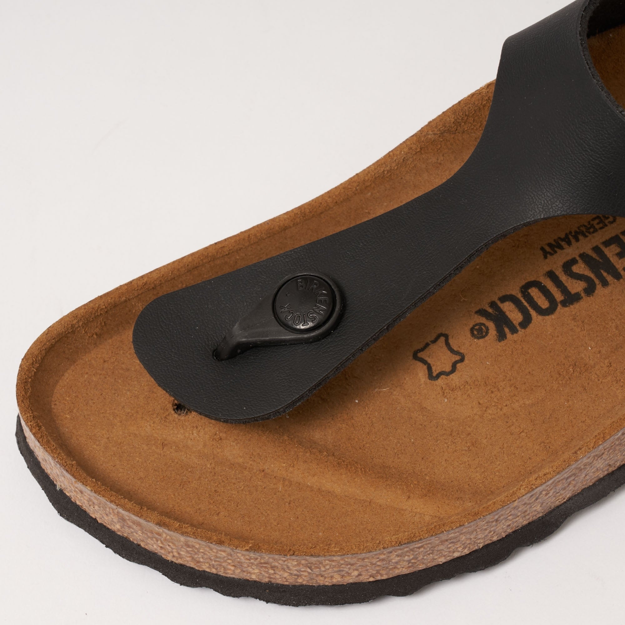 Birkenstock Womens Black Gizeh Sandals