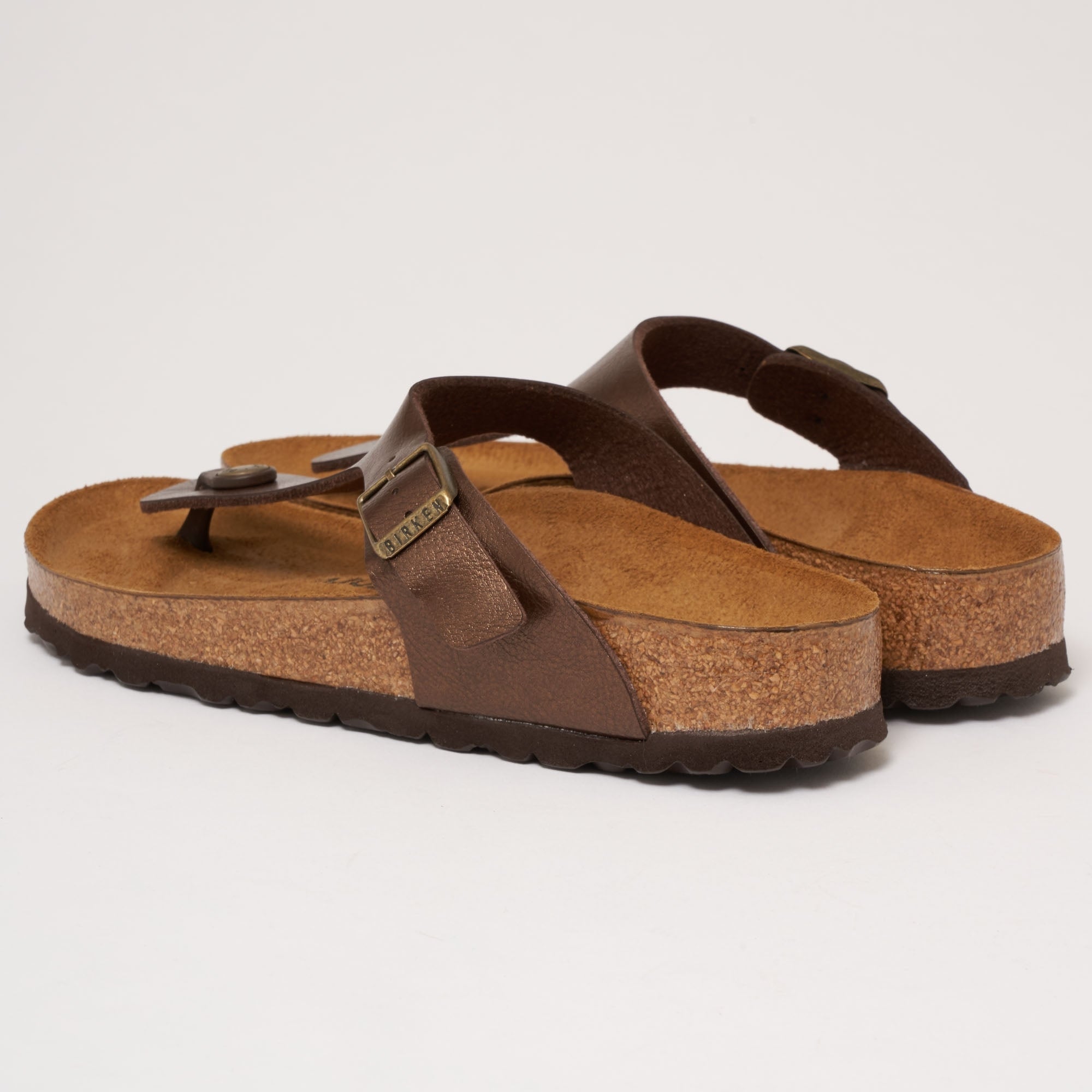 Birkenstock Womens Graceful Toffee Gizeh Sandals