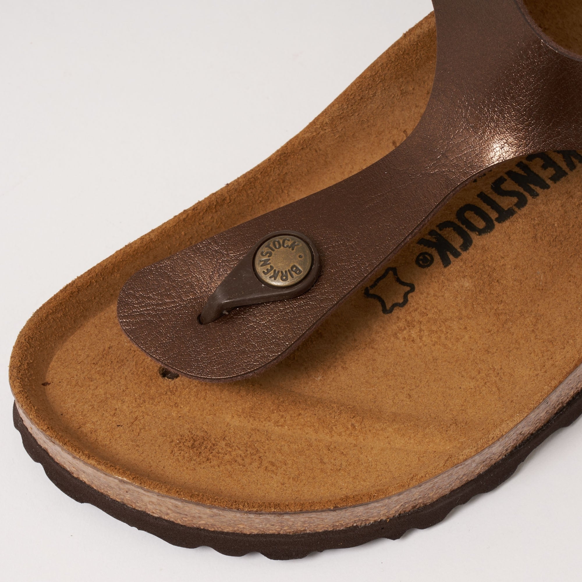 Birkenstock Womens Graceful Toffee Gizeh Sandals