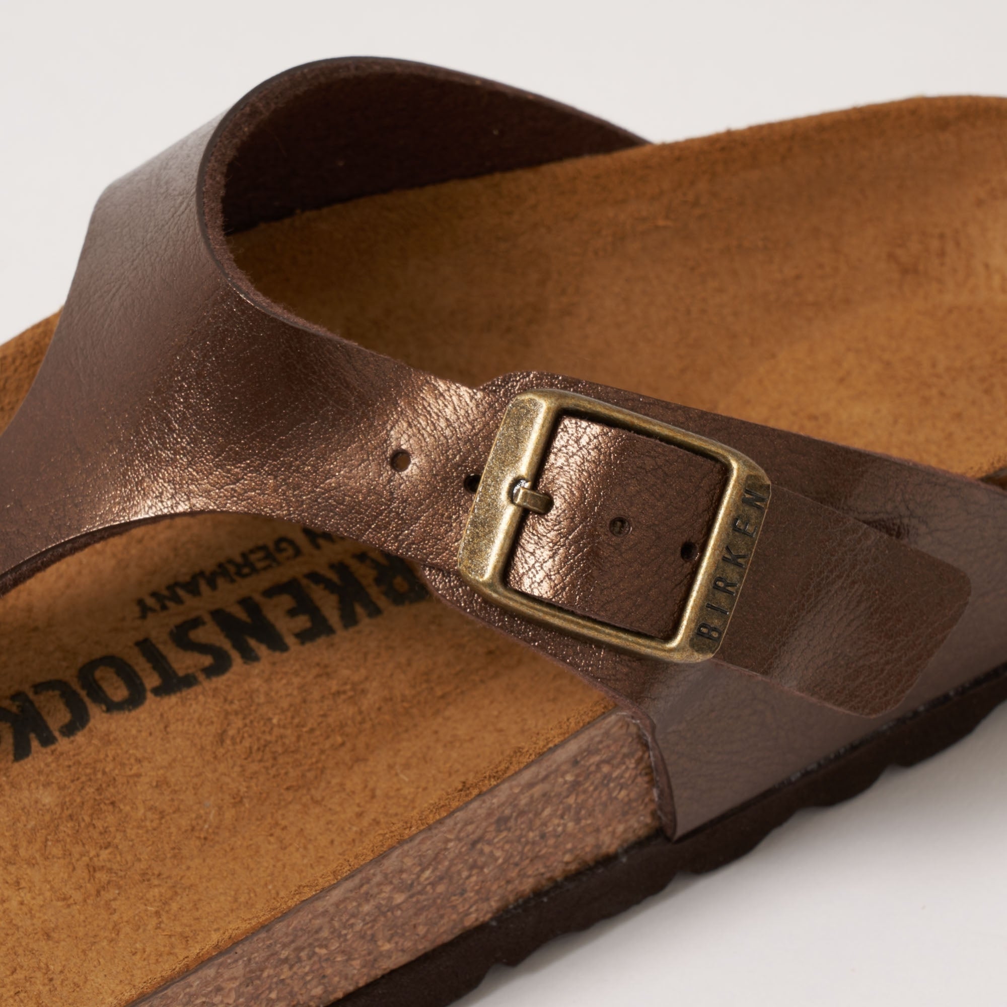 Birkenstock Womens Graceful Toffee Gizeh Sandals