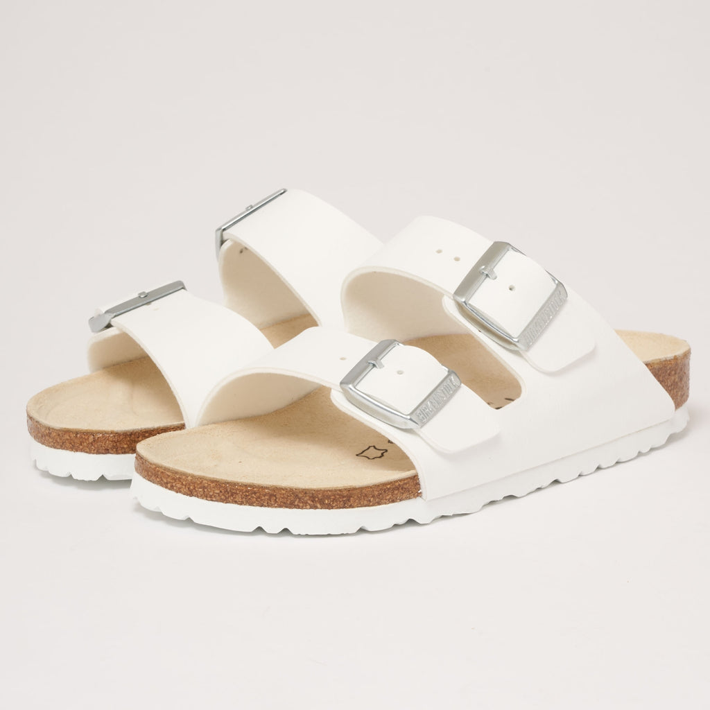 Birkenstock Womens White Arizona Sandals