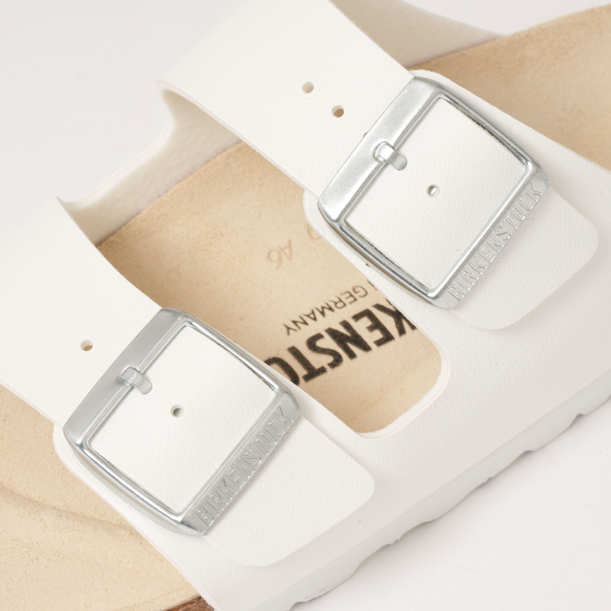 Birkenstock Womens White Arizona Sandals