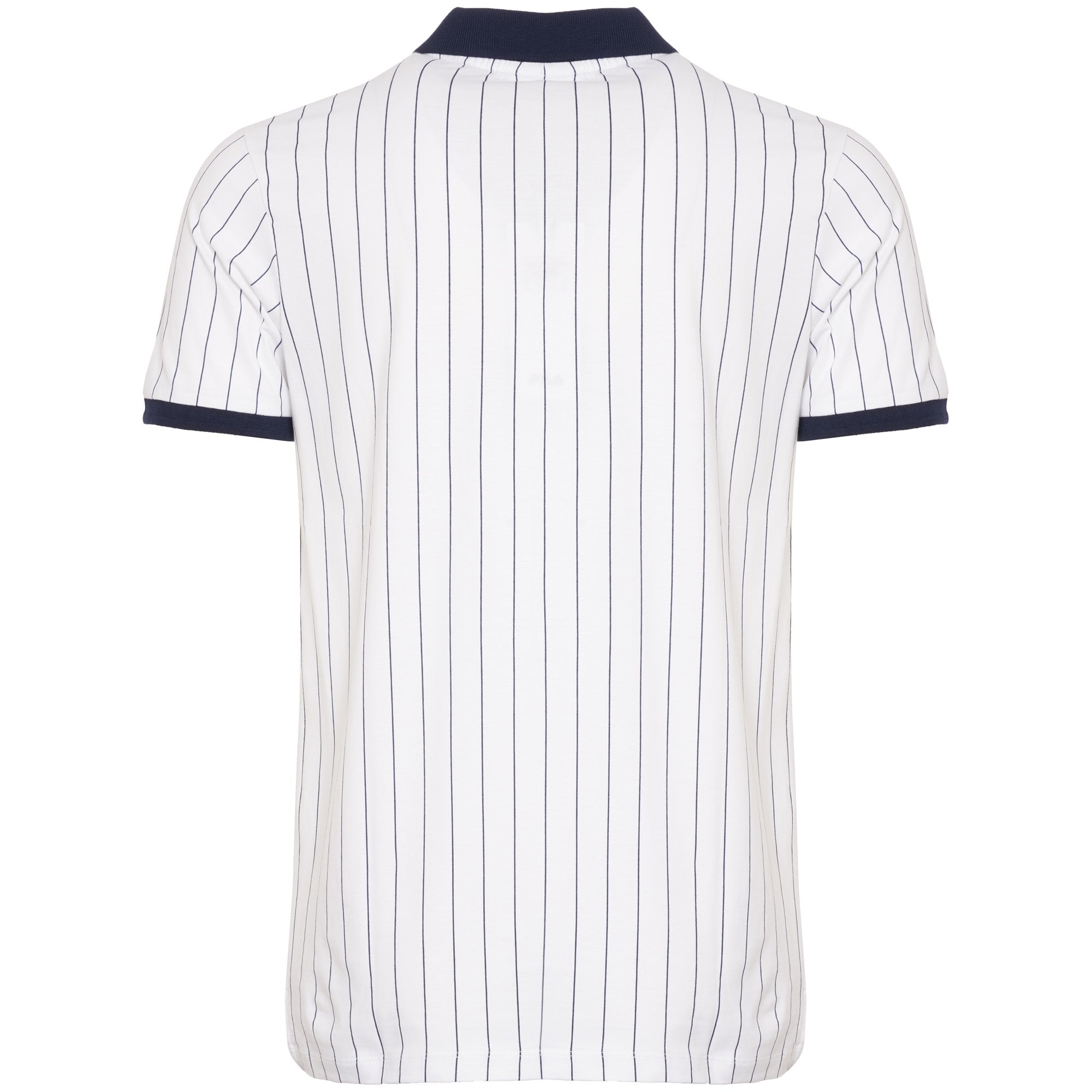 BB1 Classic Vintage Striped Polo - White