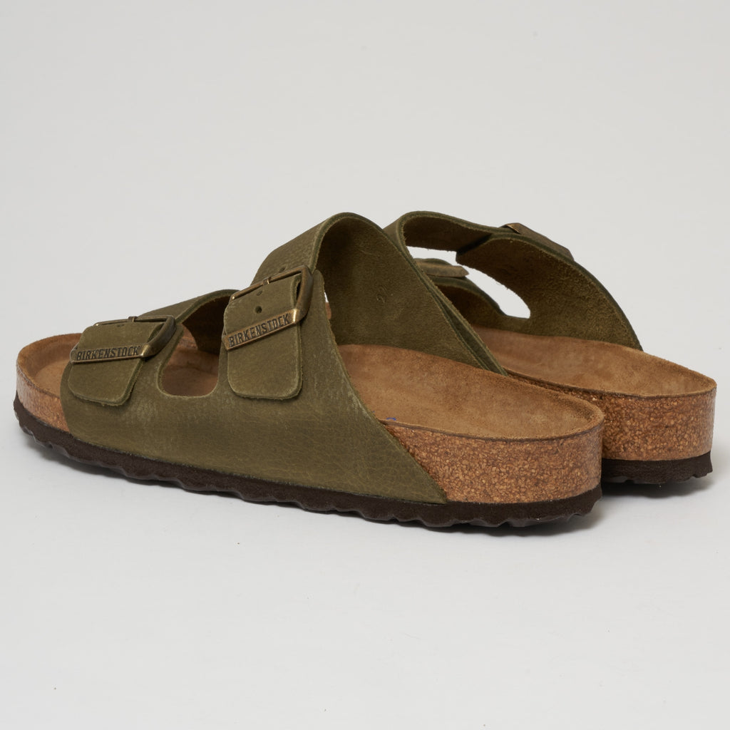 Birkenstock Arizona Sandals - Steer Khaki