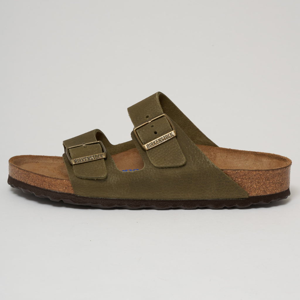 Birkenstock Arizona Sandals - Steer Khaki