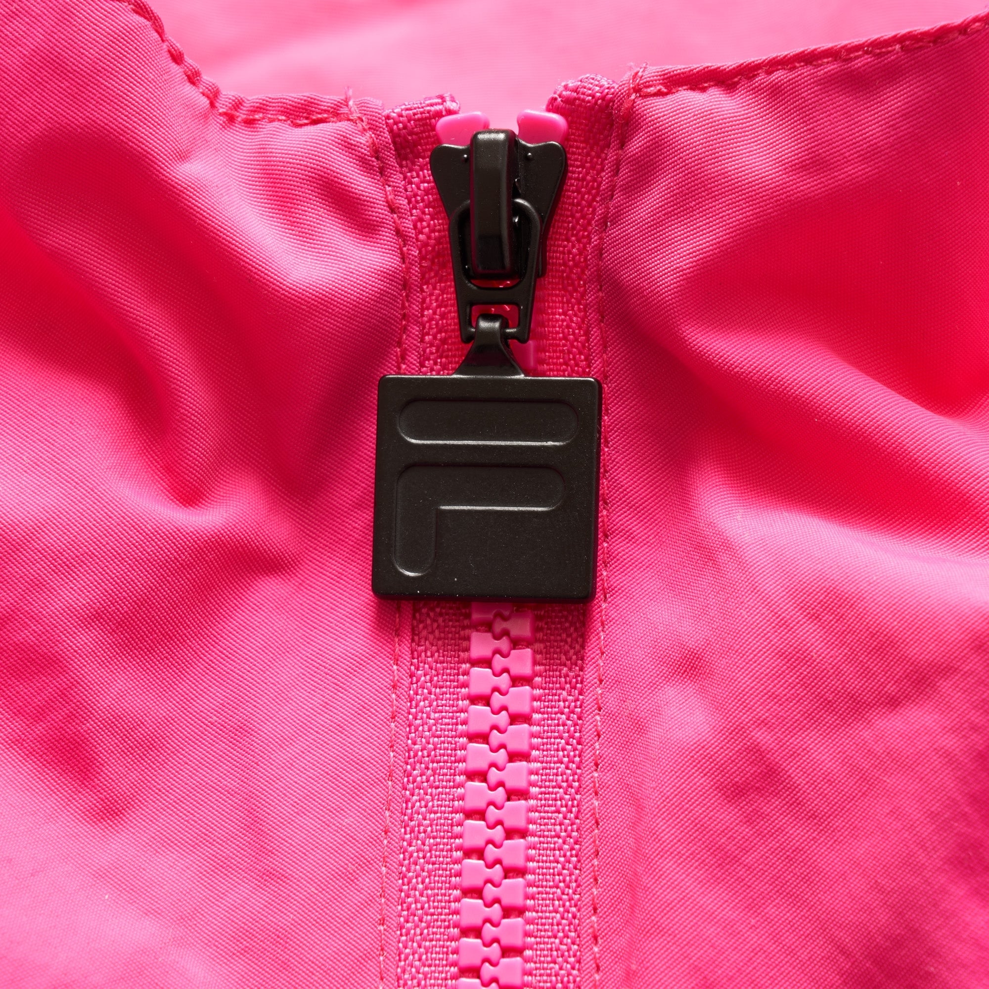 Fila Vintage Magenta Levi Overhead Reflective Jacket