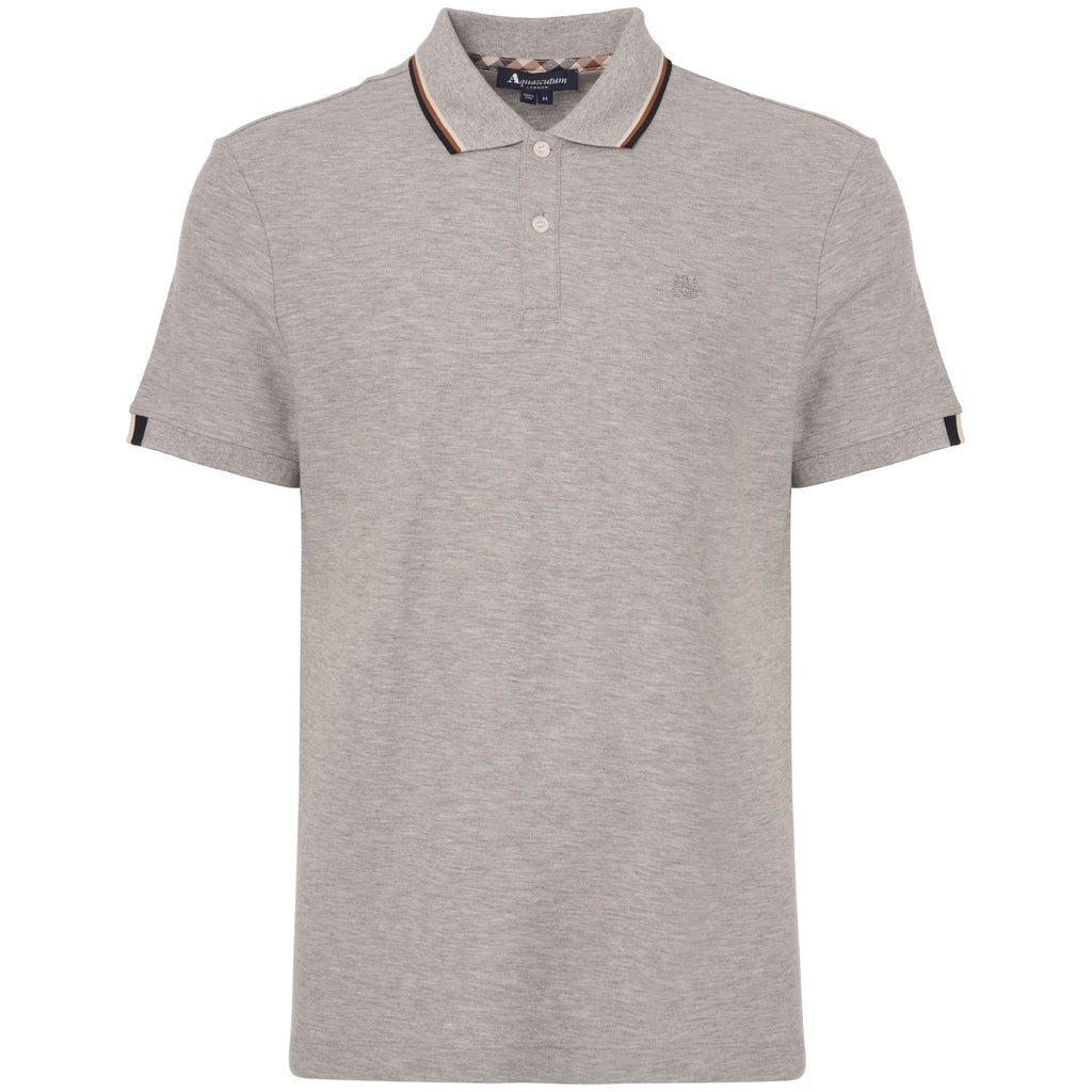 Aquascutum Grey Melange Bosley Polo