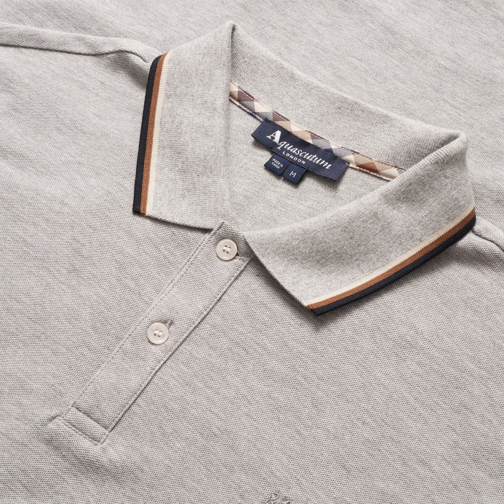Aquascutum Grey Melange Bosley Polo