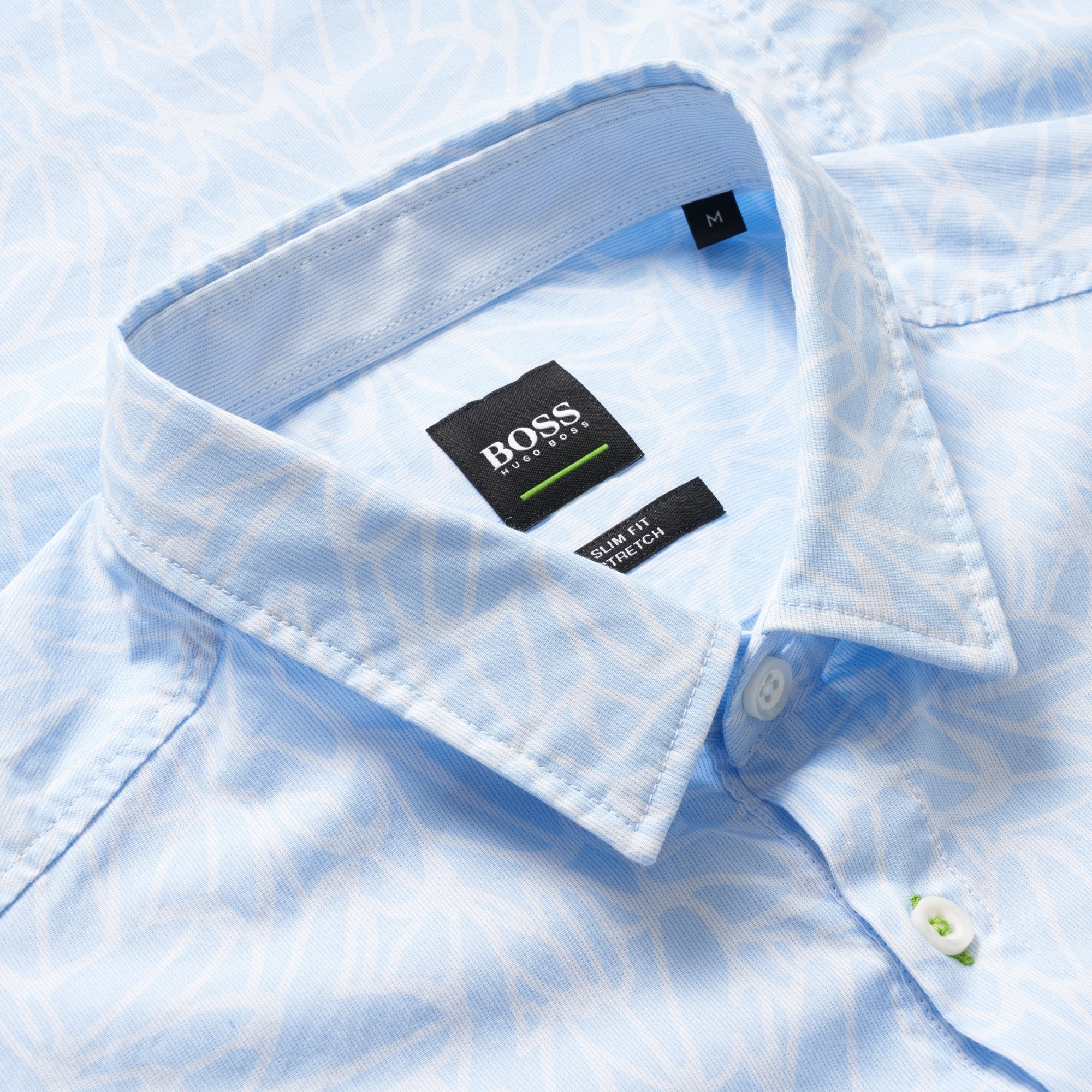 Boss Brodi Short Sleeve Shirt - Open Blue