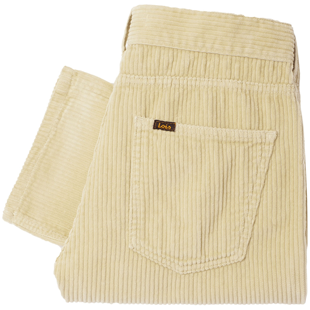 Lois Jeans Ecru New Dallas Jumbo Cord Trousers