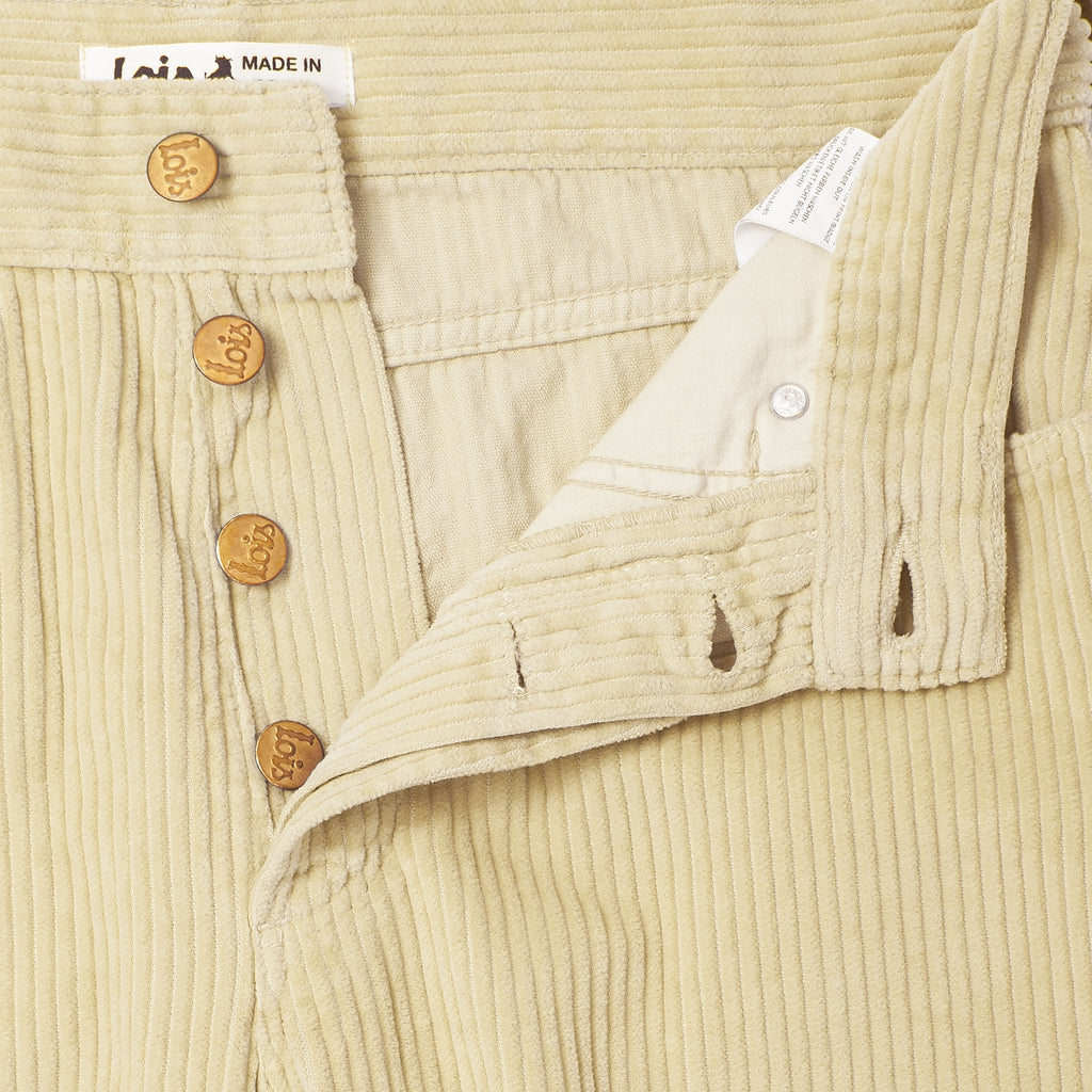 Lois Jeans Ecru New Dallas Jumbo Cord Trousers