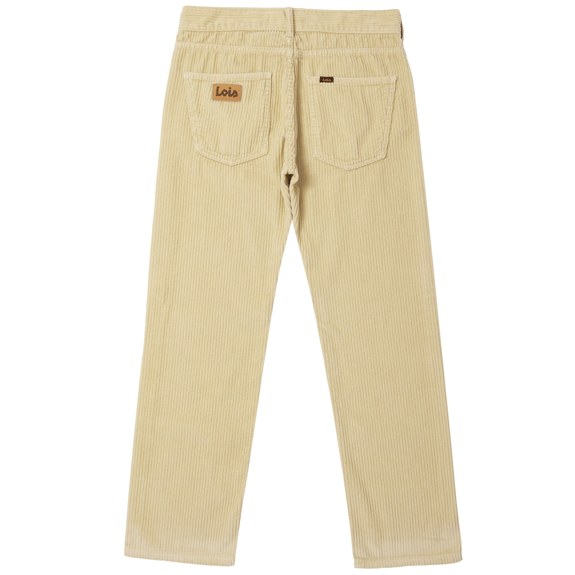 Lois Jeans Ecru New Dallas Jumbo Cord Trousers