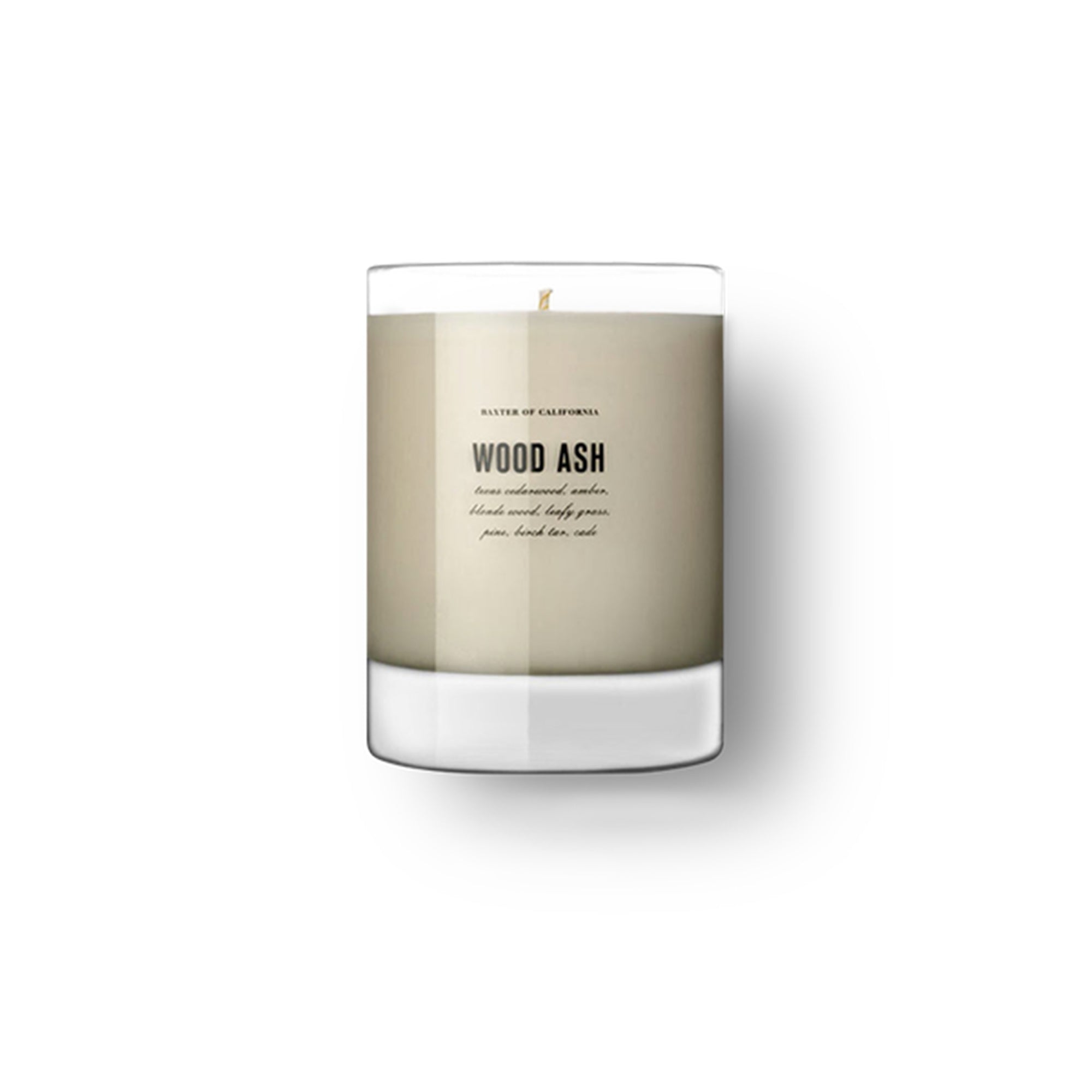 Baxter of California Wood Ash Flammable Candle