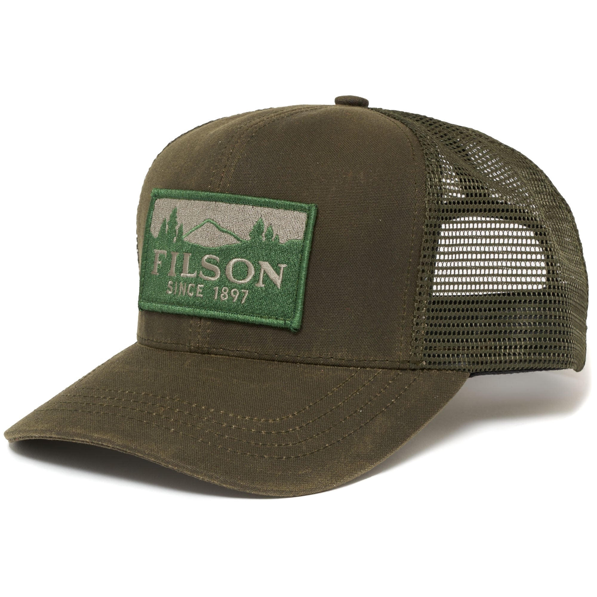 Filson Otter Green Logger Mesh Cap | Stuarts London | 11030237