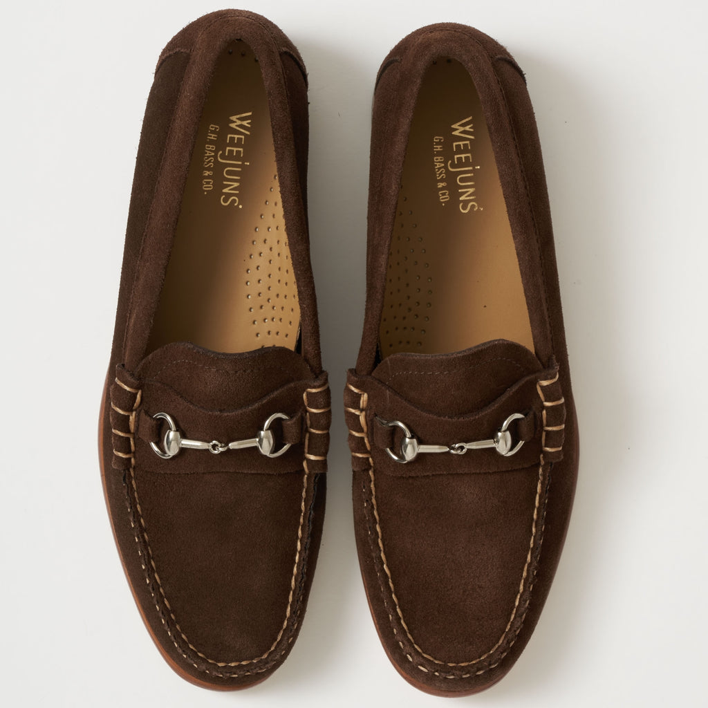 G.H. Bass Weejun Lincoln Palm Springs Reverso Loafers - Dark Brown