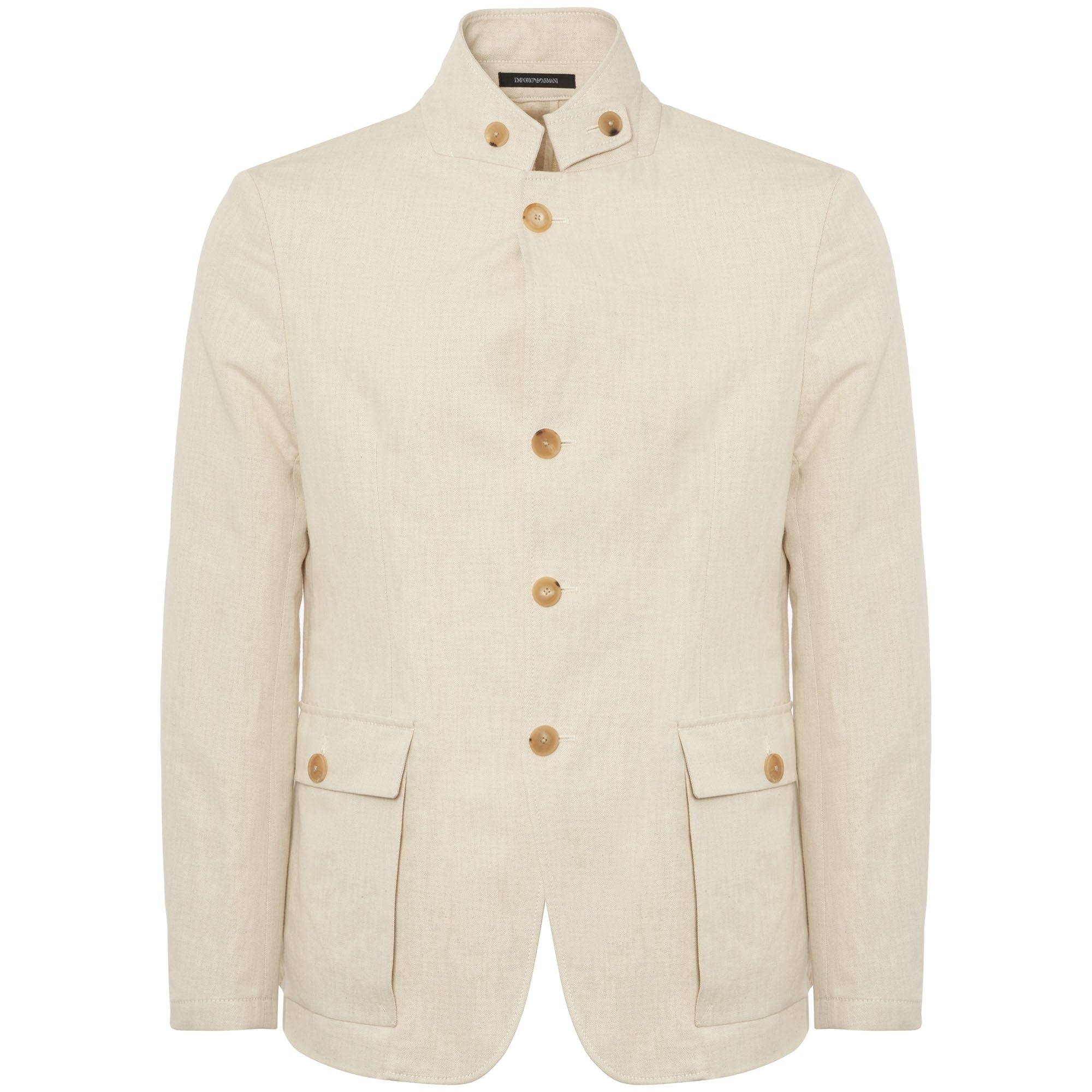 Emporio Armani Beige Linen Jacket