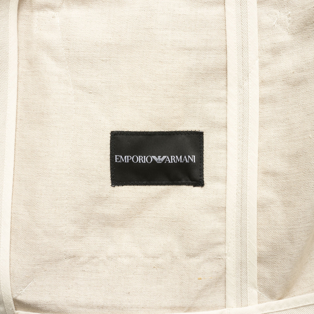 Emporio Armani Beige Linen Jacket