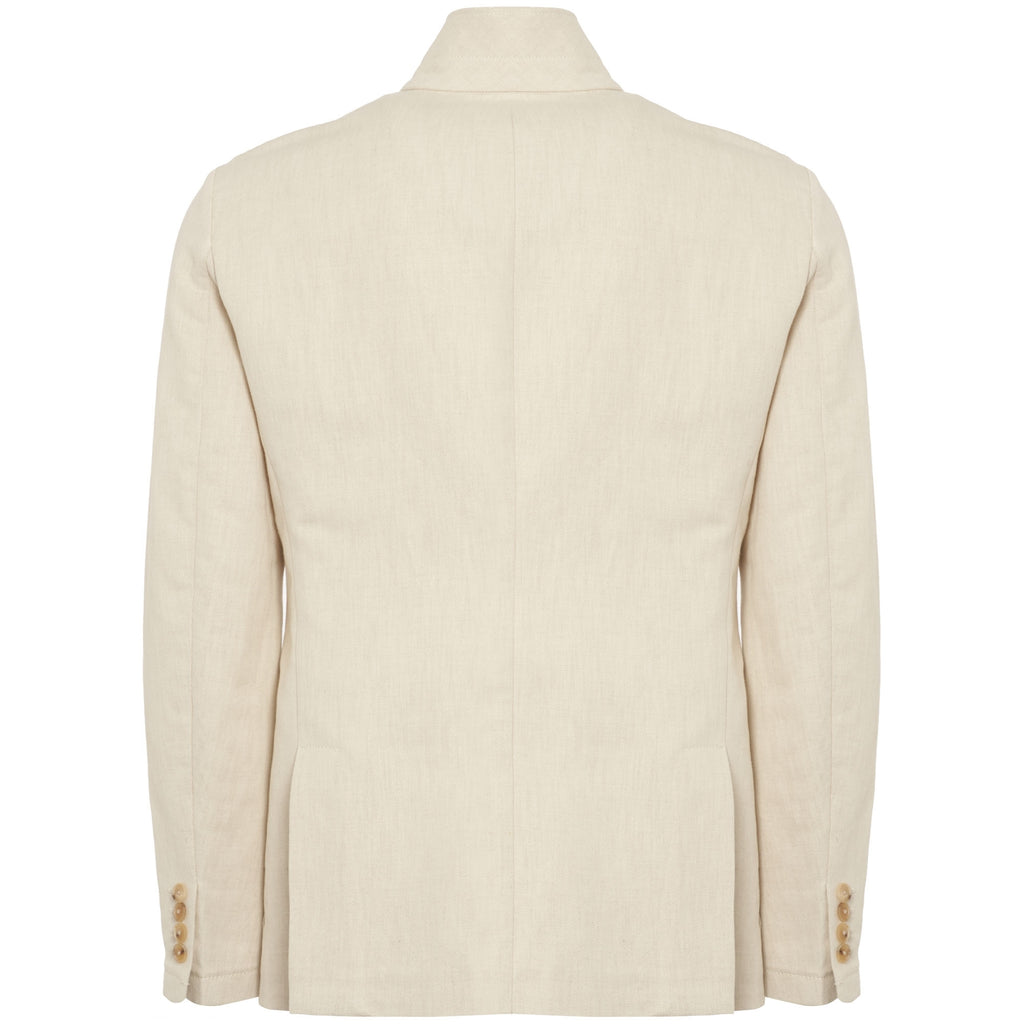 Emporio Armani Beige Linen Jacket