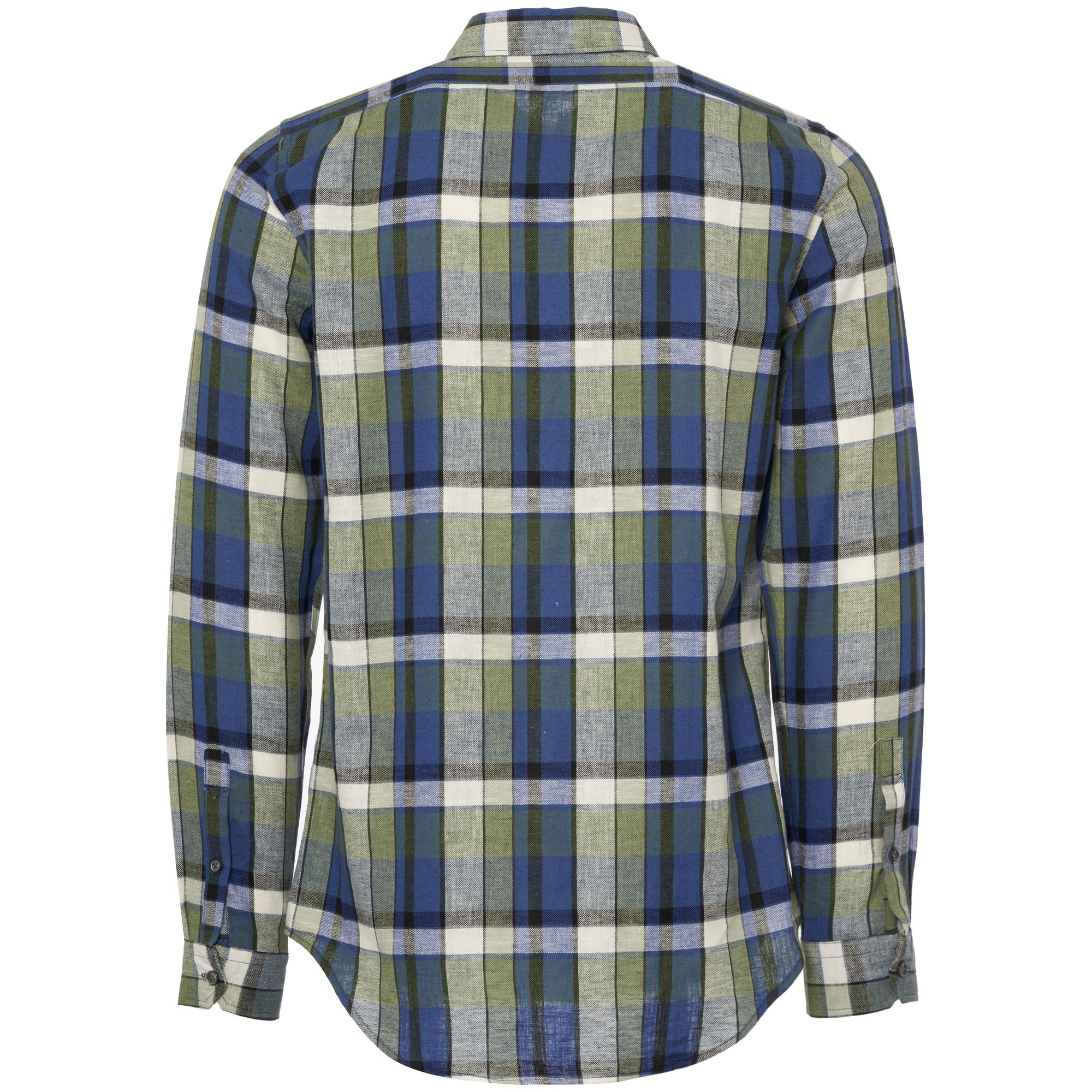 Paul Smith Classic-Fit Navy Check Patch-Pocket Shirt