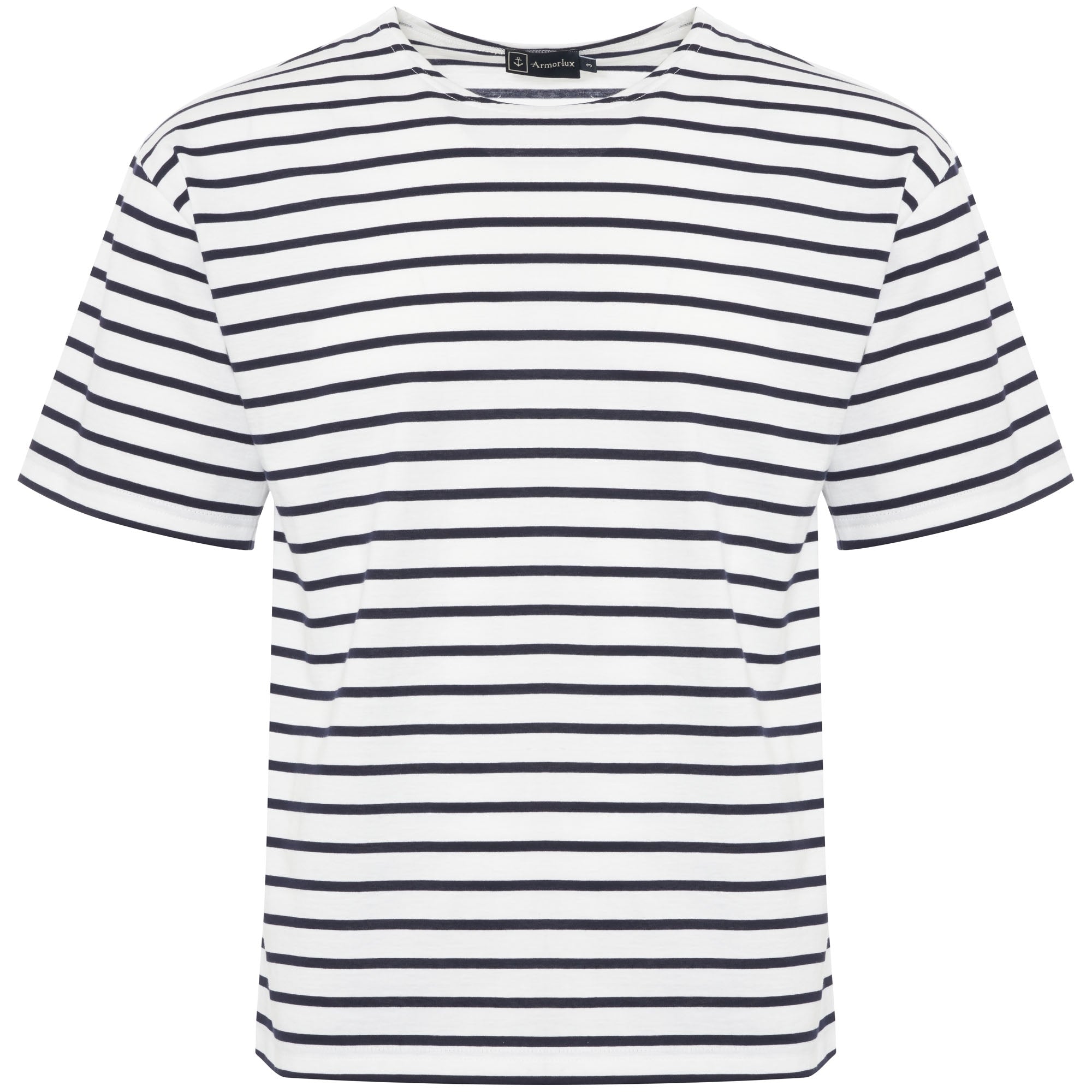 Armor Lux White & Navy Theviec Breton Sailor Shirt