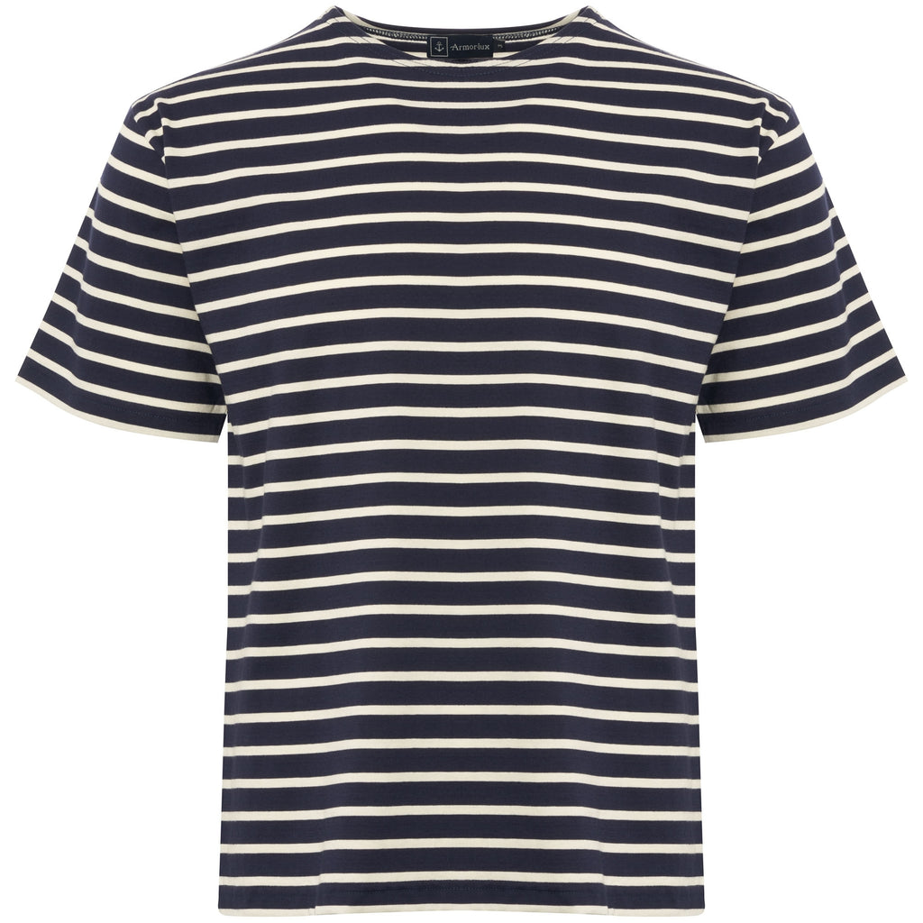 Navy & Natural Theviec Breton Sailor Shirt