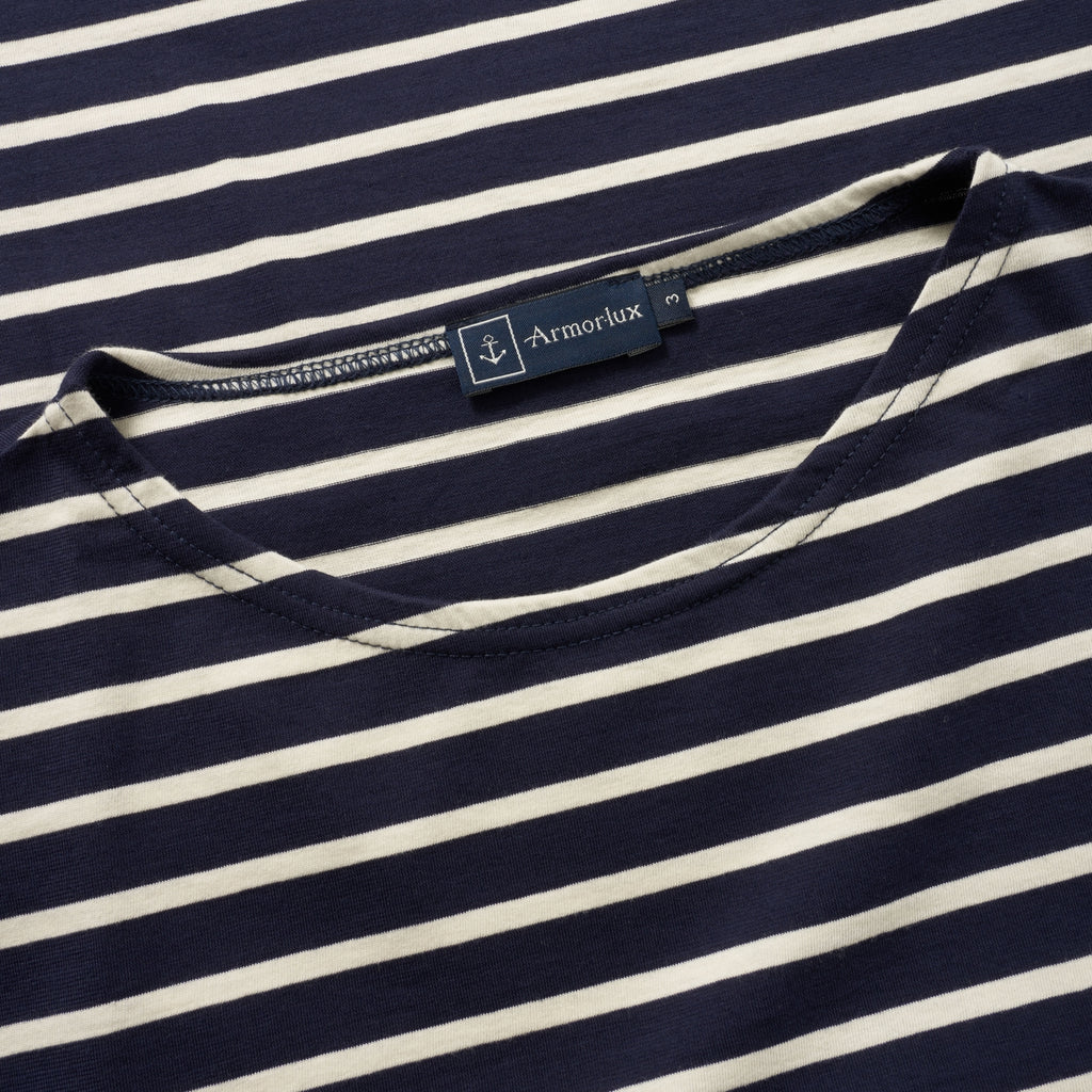 Navy & Natural Theviec Breton Sailor Shirt