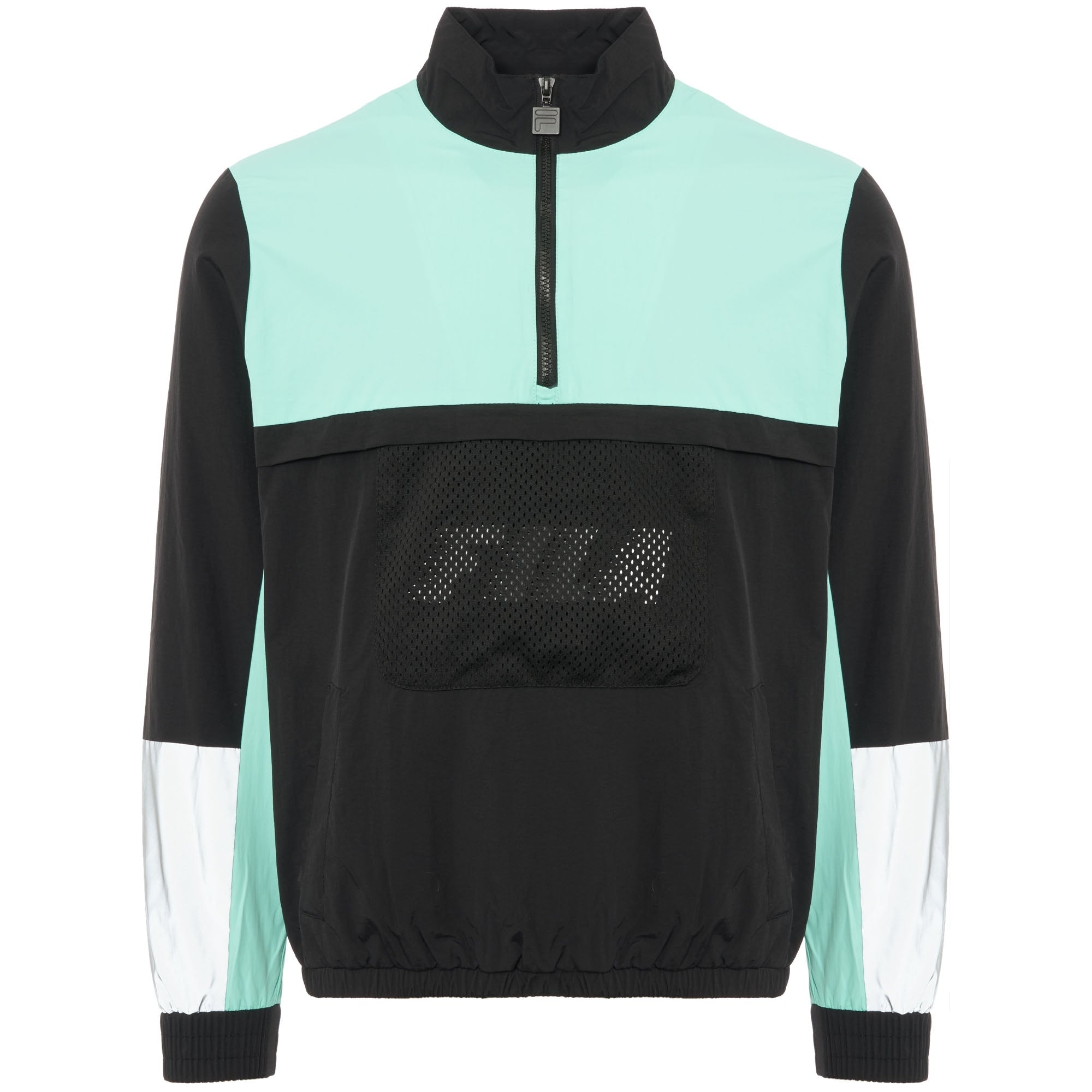 Fila Vintage Black Tyler 1/4 Zip Jacket