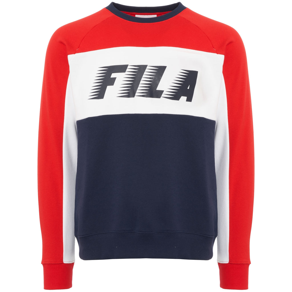 Fila Vintage Peacoat & Red Layton Sweatshirt