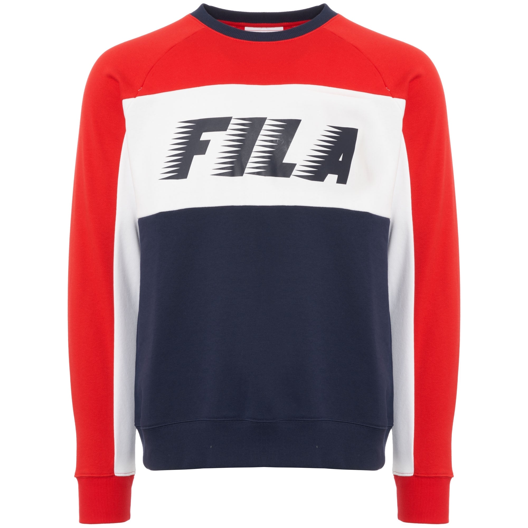 Fila Vintage Peacoat & Red Layton Sweatshirt