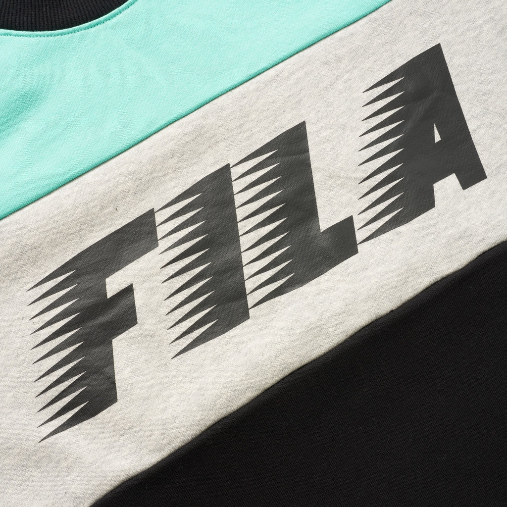 Fila Vintage Black & Grey Layton Sweatshirt
