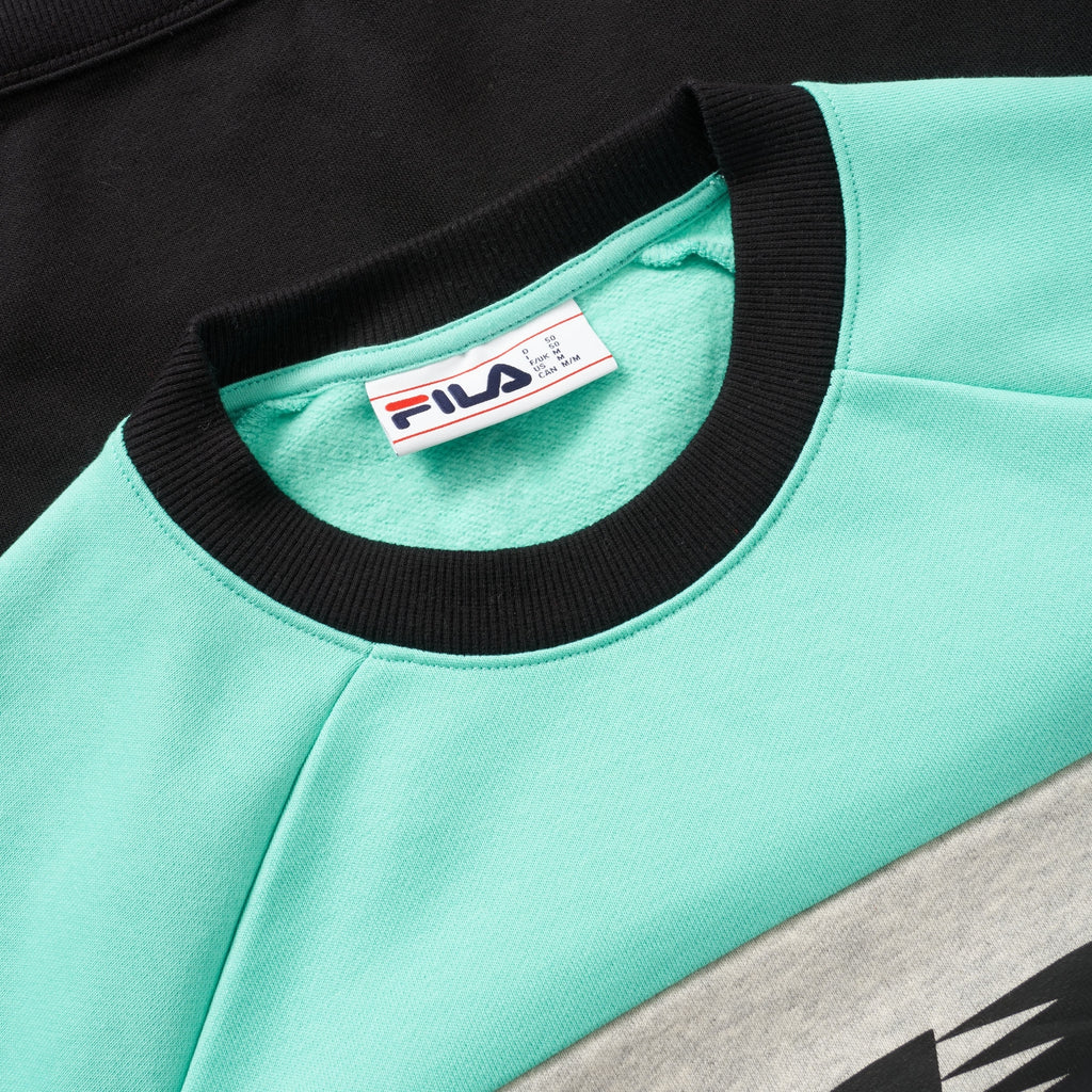 Fila Vintage Black & Grey Layton Sweatshirt