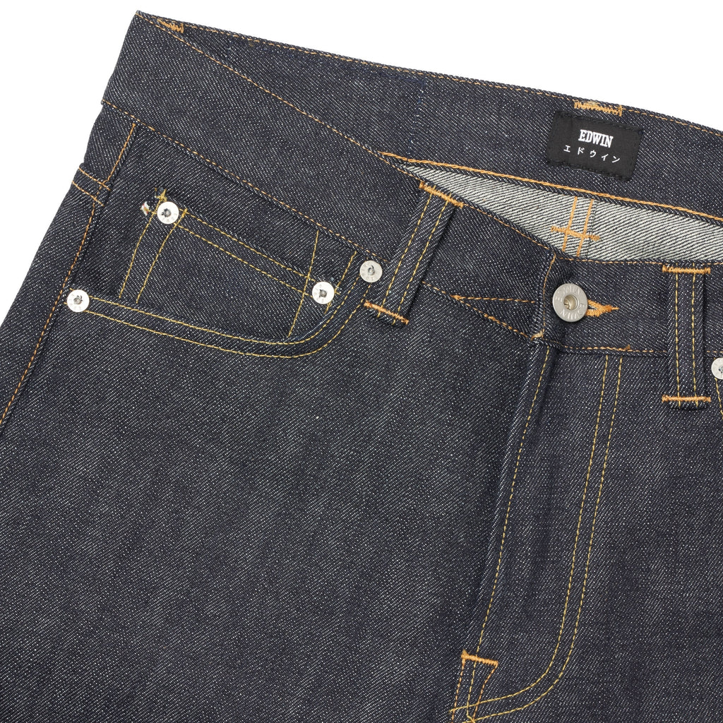 Edwin ED-71 Red Listed Selvage Denim Jeans - Unwashed