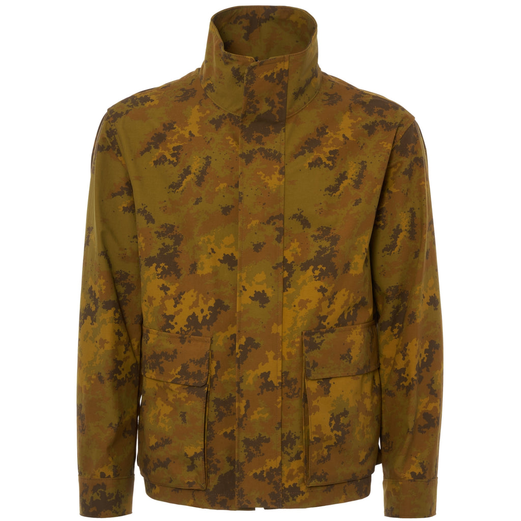 Gloverall Mustard Camo Moto Jacket