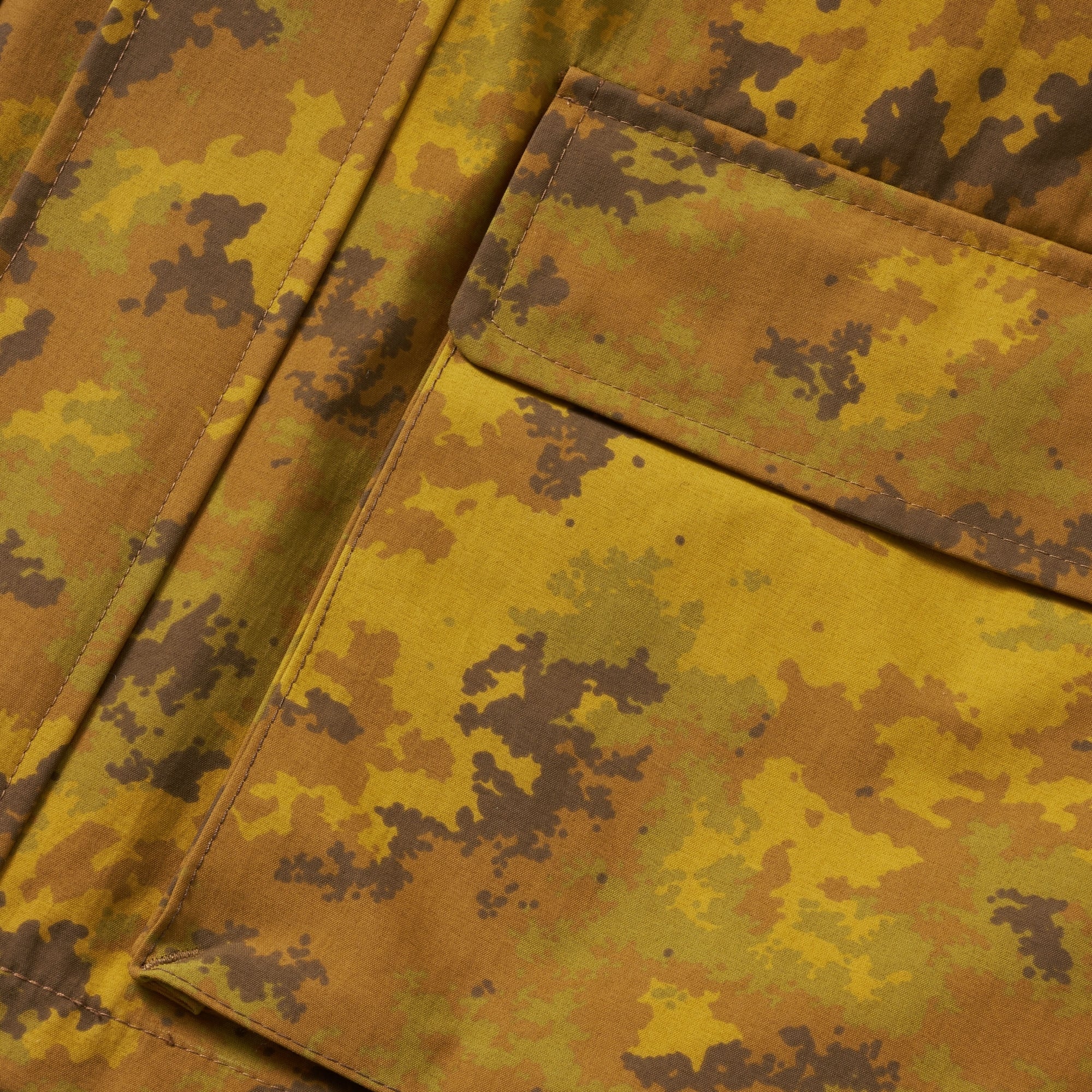 Gloverall Mustard Camo Moto Jacket