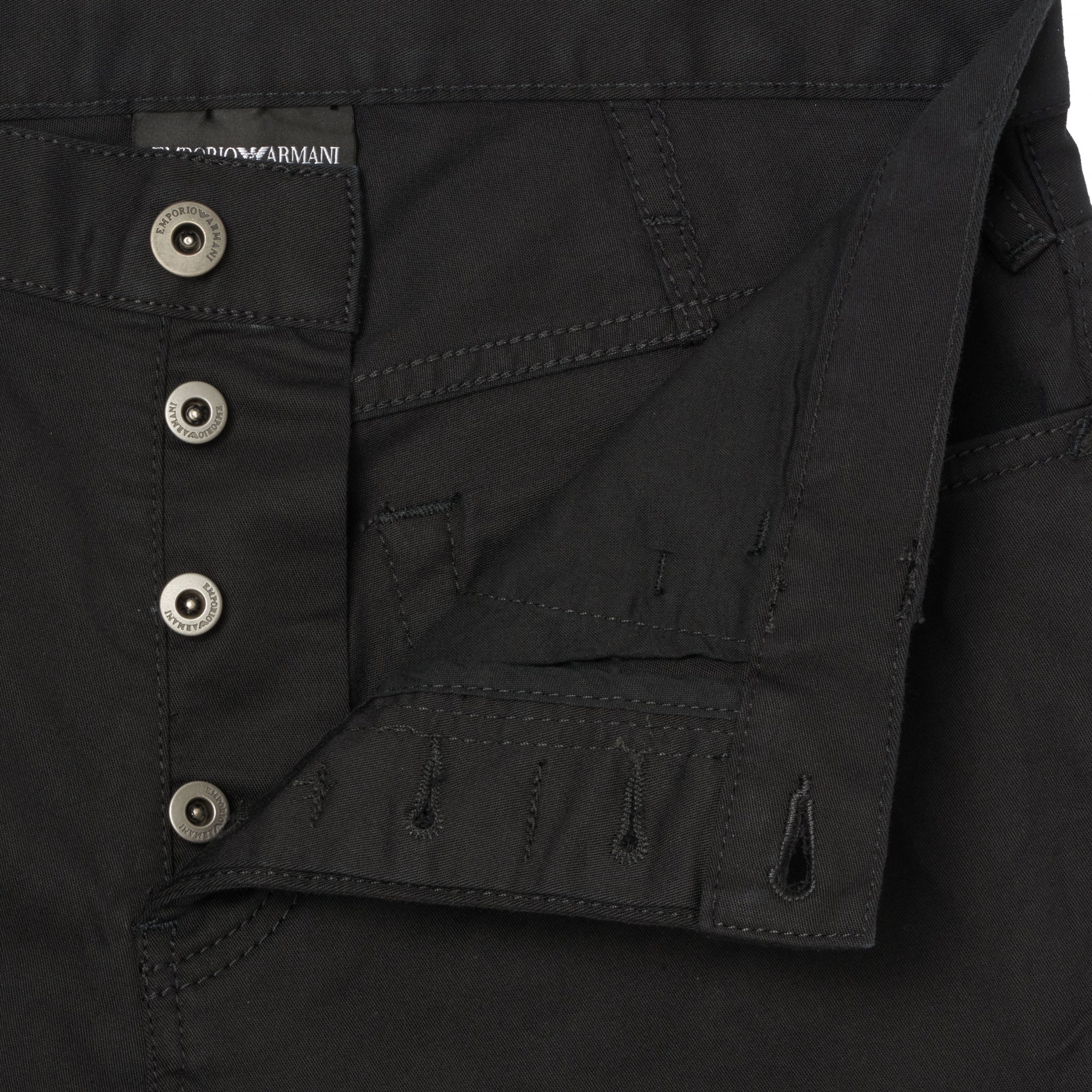 Emporio Armani Jeans Black Armani Chinos Trousers Pantalon Chino
